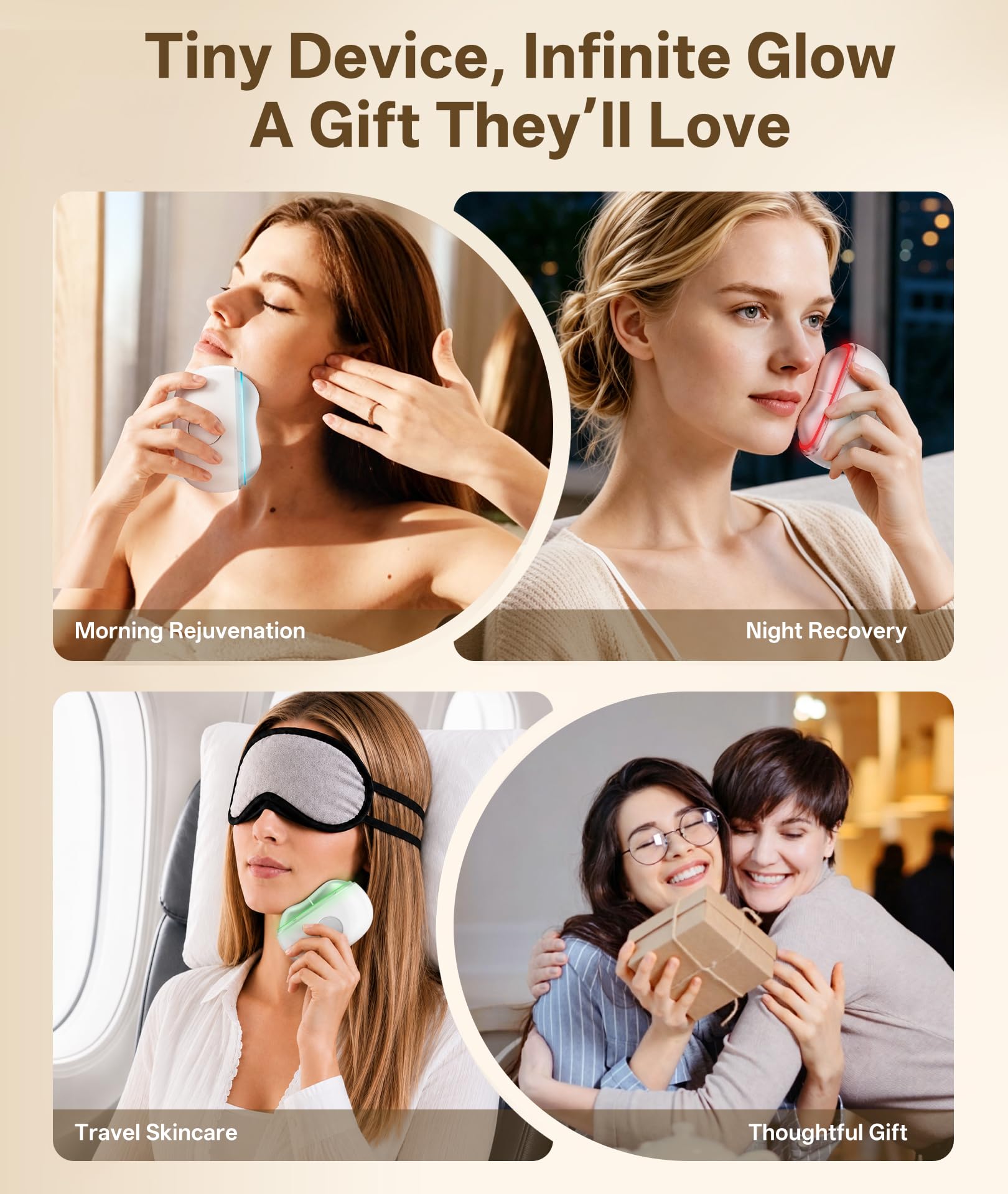 Red Light Therapy for Face and Neck 7 Color Gua Sha Facial - Dopsikn Official Imagery - 8