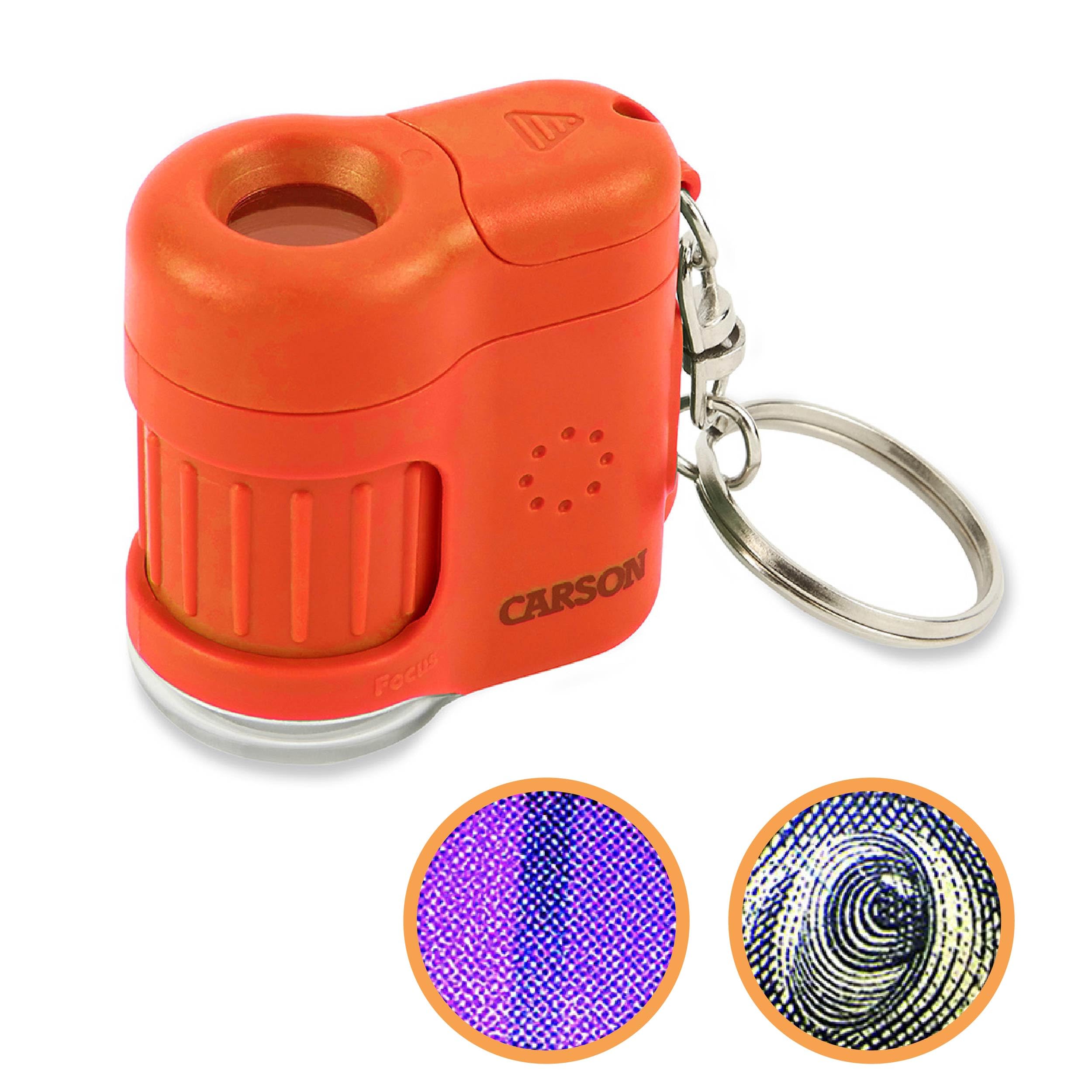 Carson MicroMini 20x LED Lighted Pocket Microscope Keychain by Carson - Angle View 9