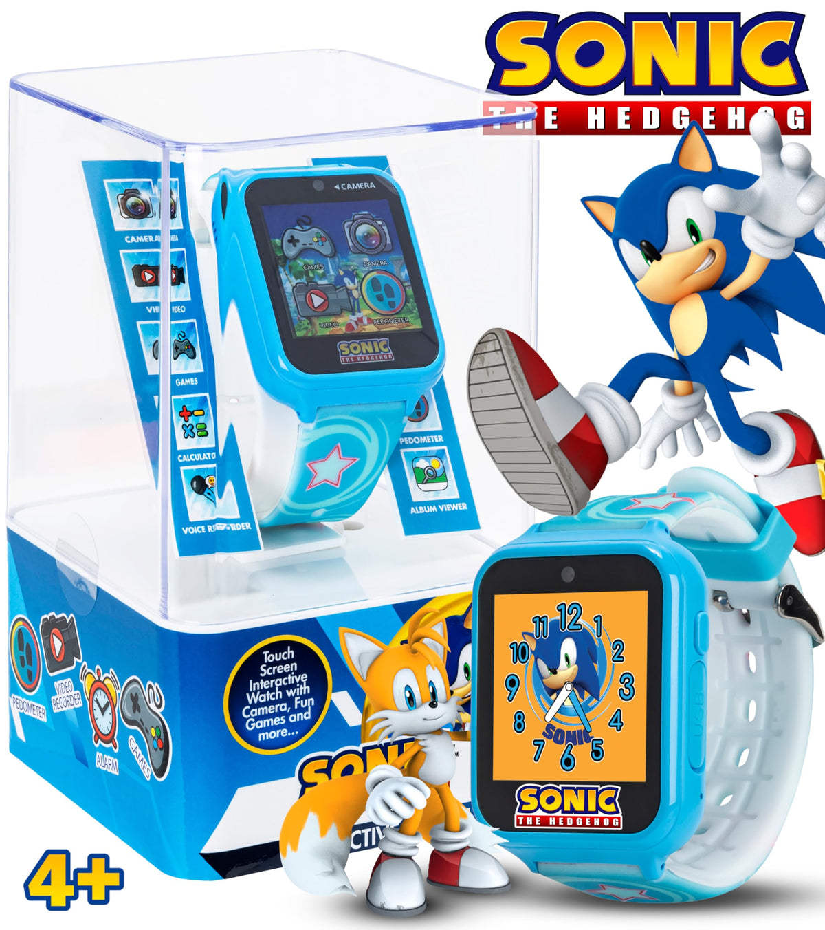 Accutime Kids SEGA Sonic The Hedgehog Blue Educational - Accutime Official Imagery - 3