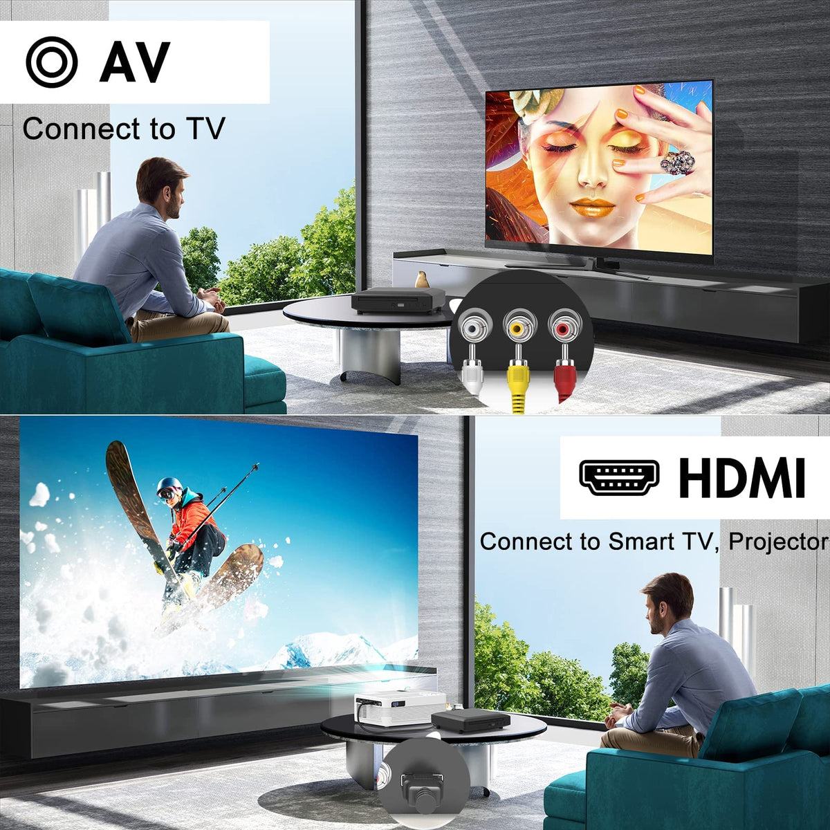 Compact DVD Player for TV All Region Free HDMI DVD Player - Ceihoit Official Imagery - 7