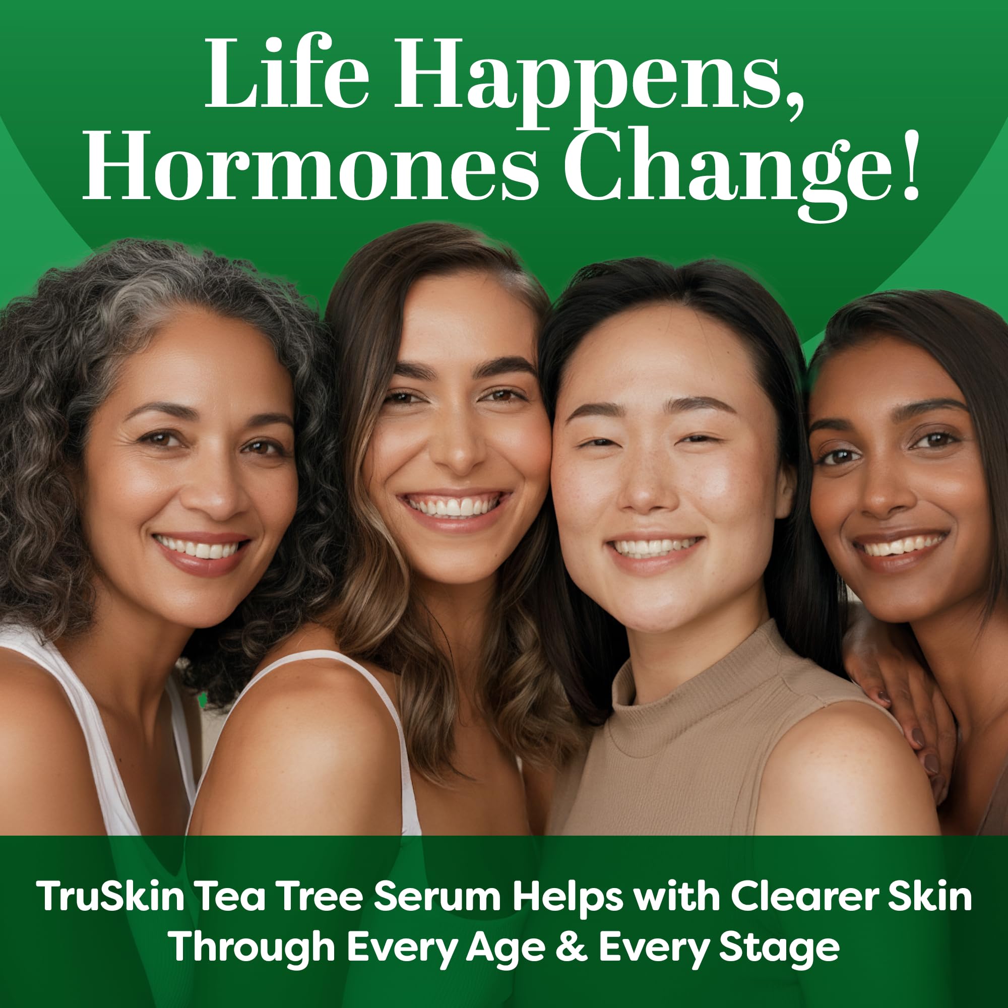TruSkin Tea Tree Acne Serum with Salicylic Acid Retinol 2 fl - TruSkin Official Imagery - 7