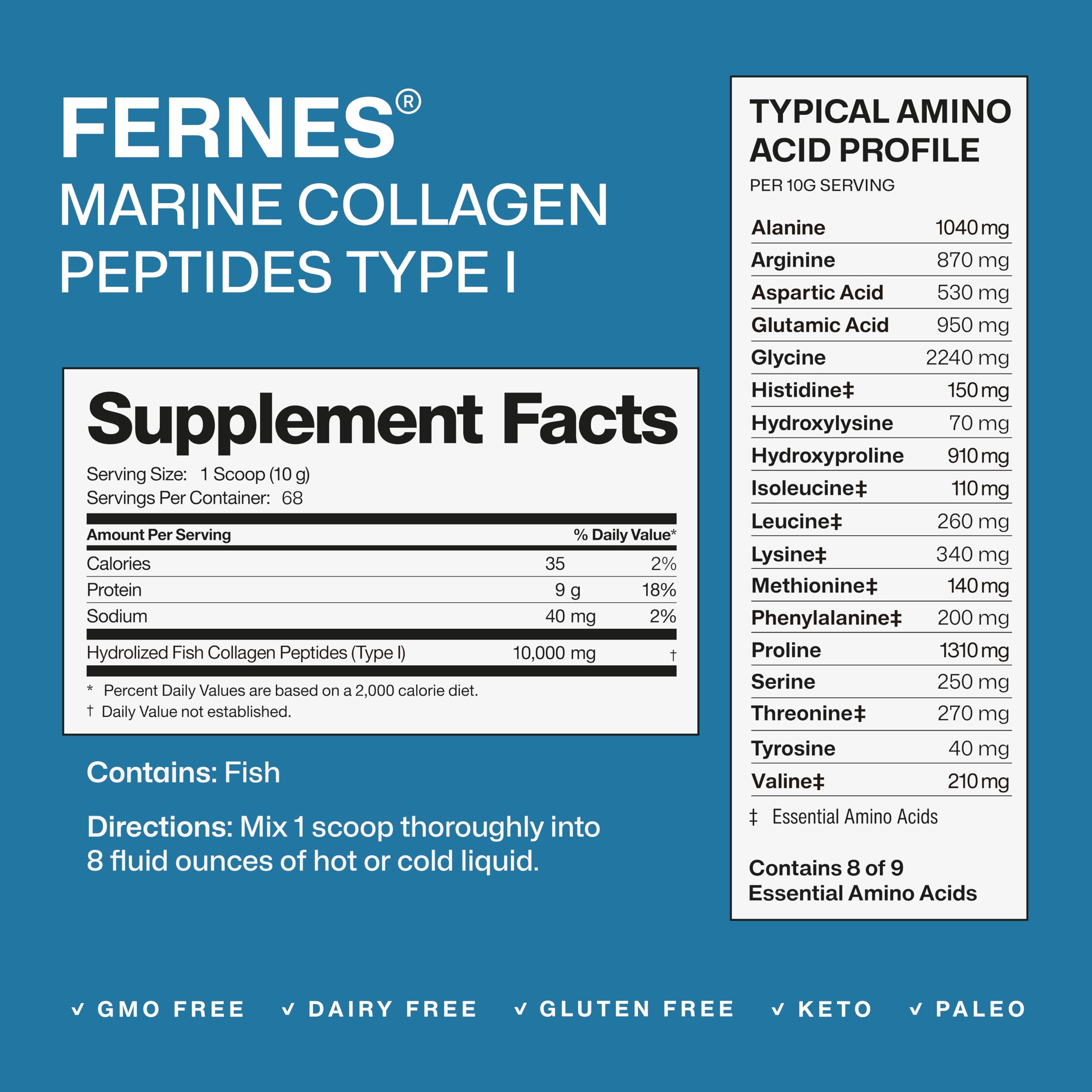 Marine Collagen Powder 1 5lb - Fernes Official Imagery - 4