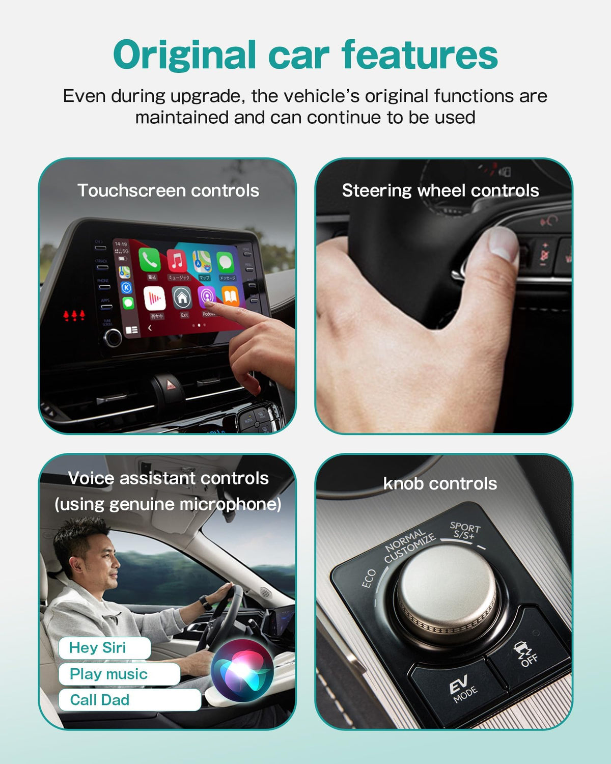OTTOCAST Mini 2 in 1 Wireless CarPlay Android Auto Adapter - OTTOCAST Official Imagery - 7
