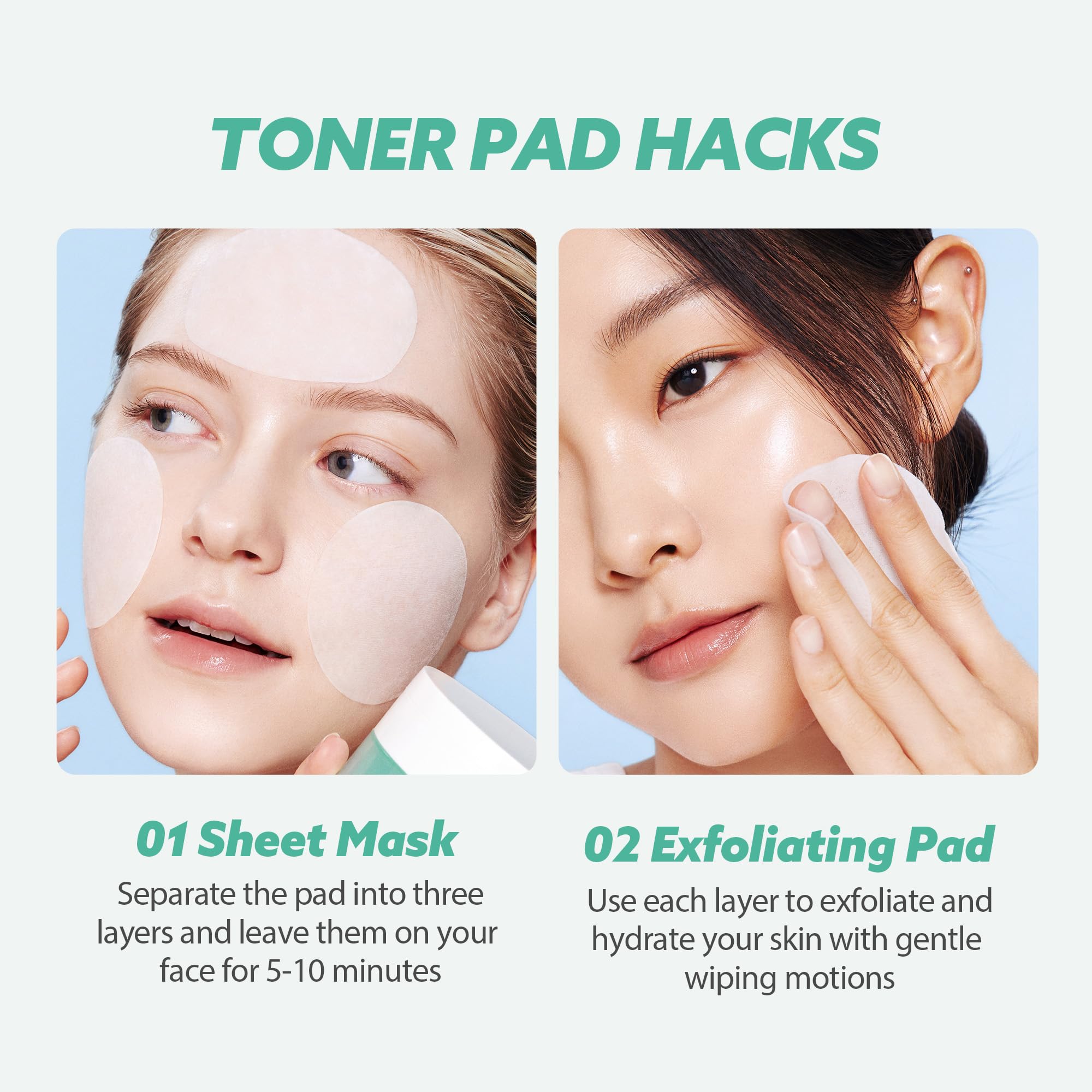 milktouch Green Hyaluron Toner Pads - MILKTOUCH