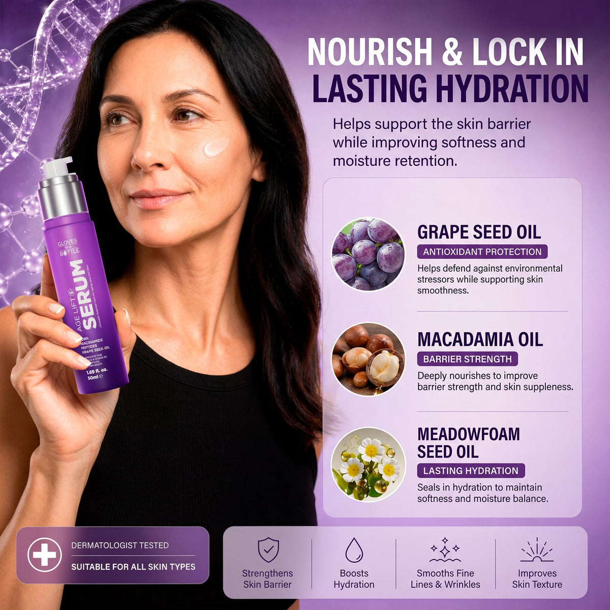 Gloves In A Bottle PDRN Age Lift 5 Serum with Salmon DNA - Gloves In A Bottle Official Imagery - 5