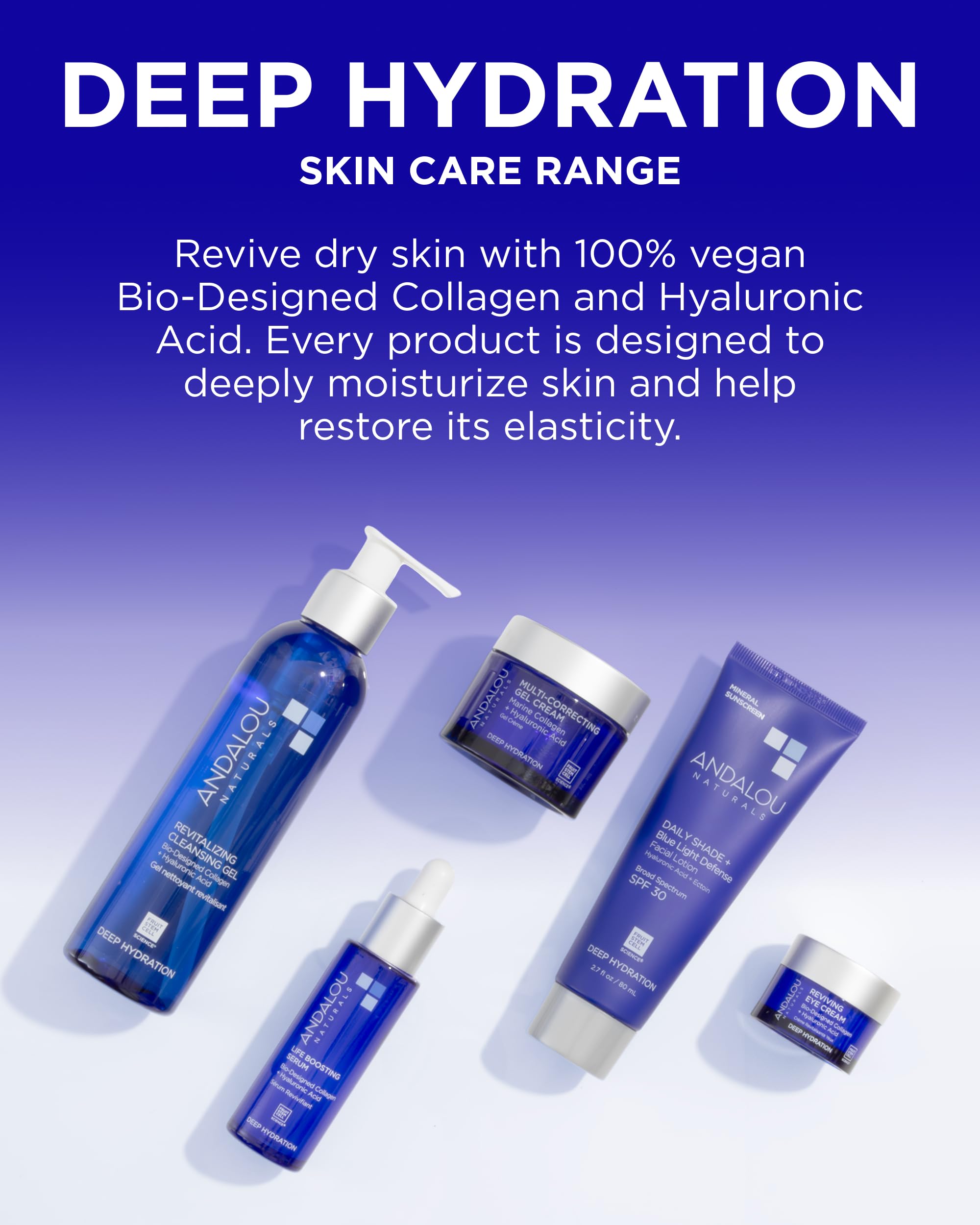 Andalou Naturals Collagen + Hyaluronic Acid Serum for Face - Andalou Naturals Official Product View 8