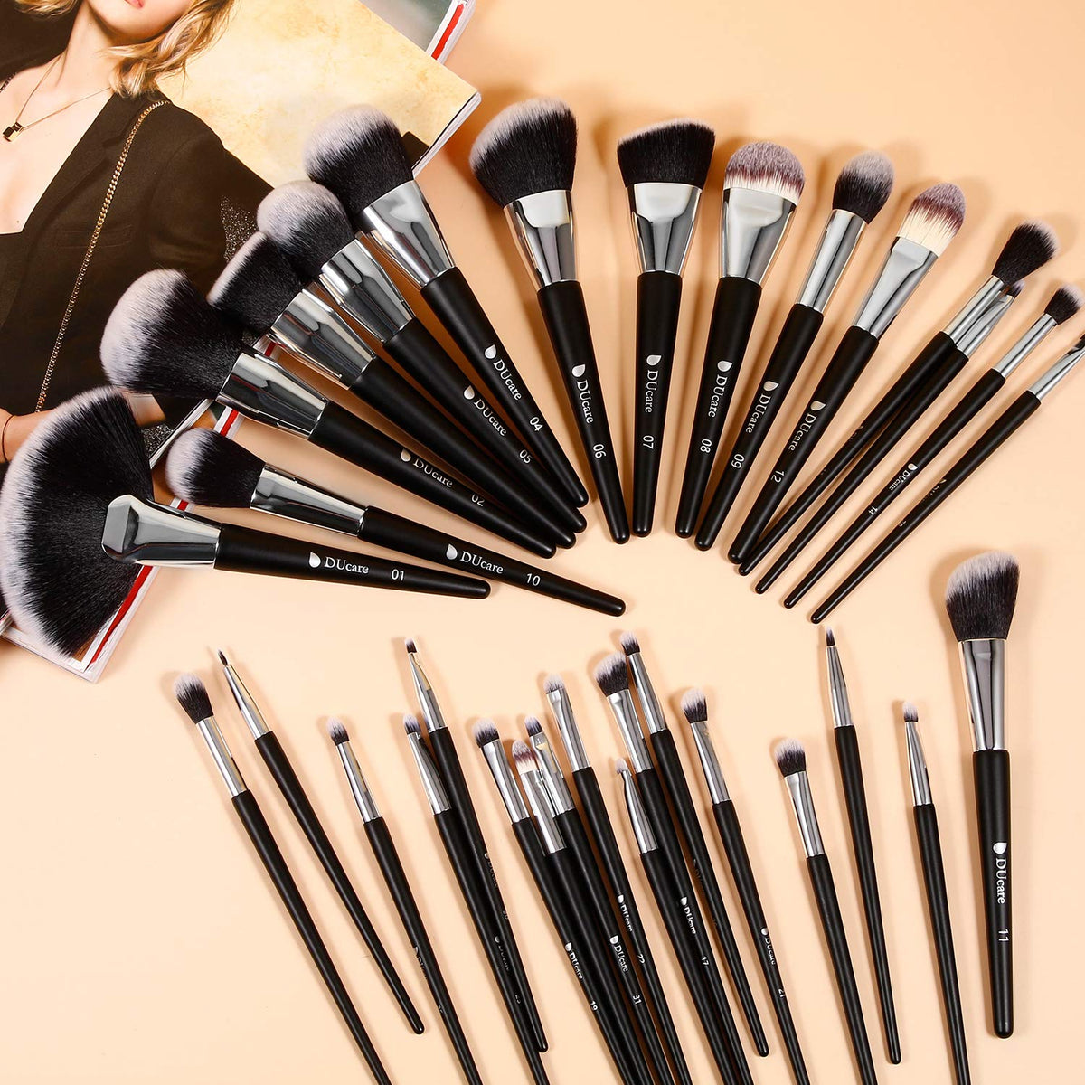 DUcare Makeup Brushes Makeup Blender Sponge - DUcare Official Imagery - 3