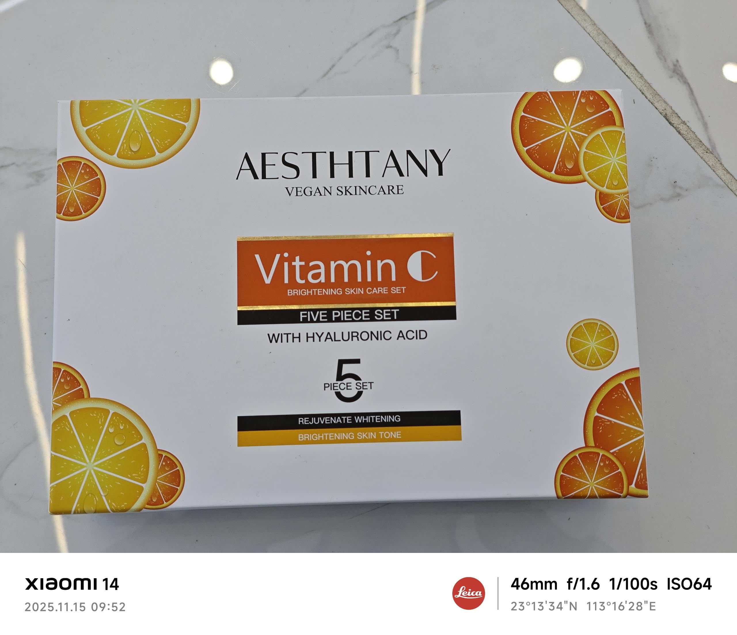 Vitamin C Skin Care Set Moisturizing Hyaluronic Acid Skin Care - AESTHTANY