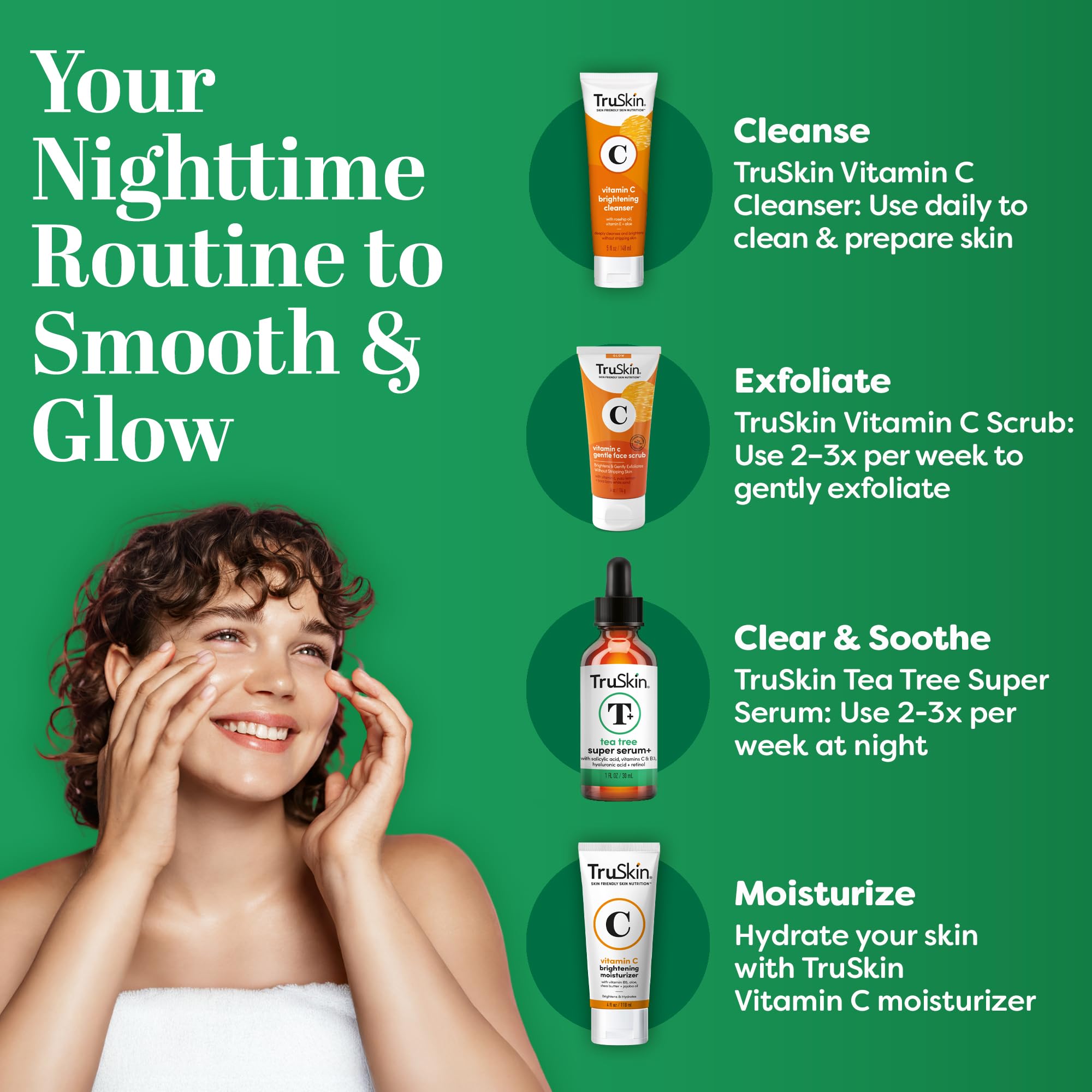 TruSkin Tea Tree Acne Serum with Salicylic Acid Retinol 2 fl - TruSkin Official Imagery - 6