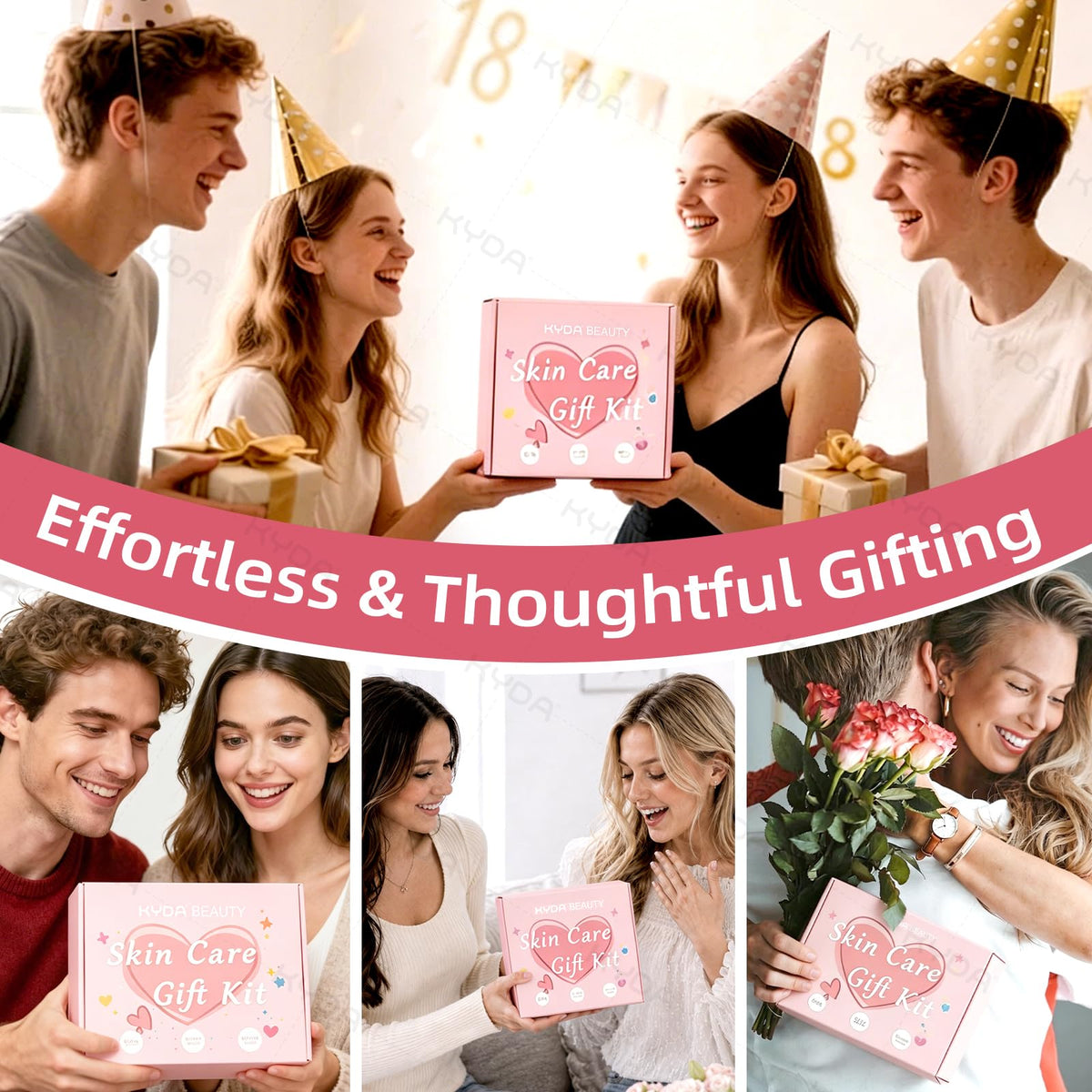 KYDA 72 Pcs Bulk Gifts for Women Spa Sleepover Party - KYDA Official Imagery - 8