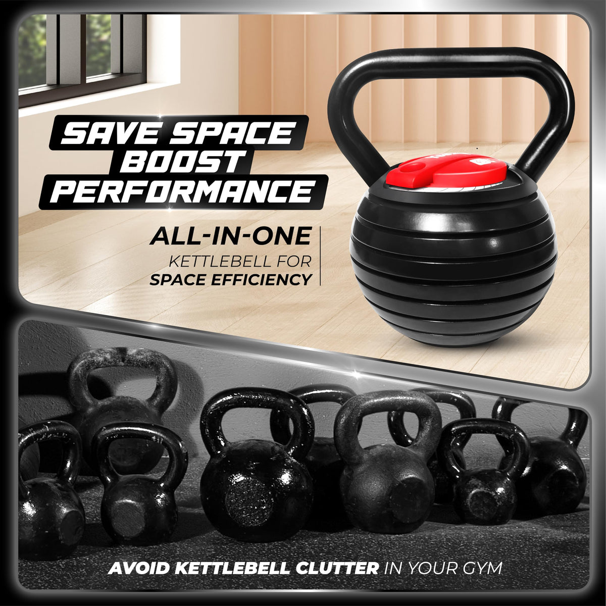 Yes4All Adjustable Kettlebell Set Strength Training Weights - Premium Selection Official Imagery - 7