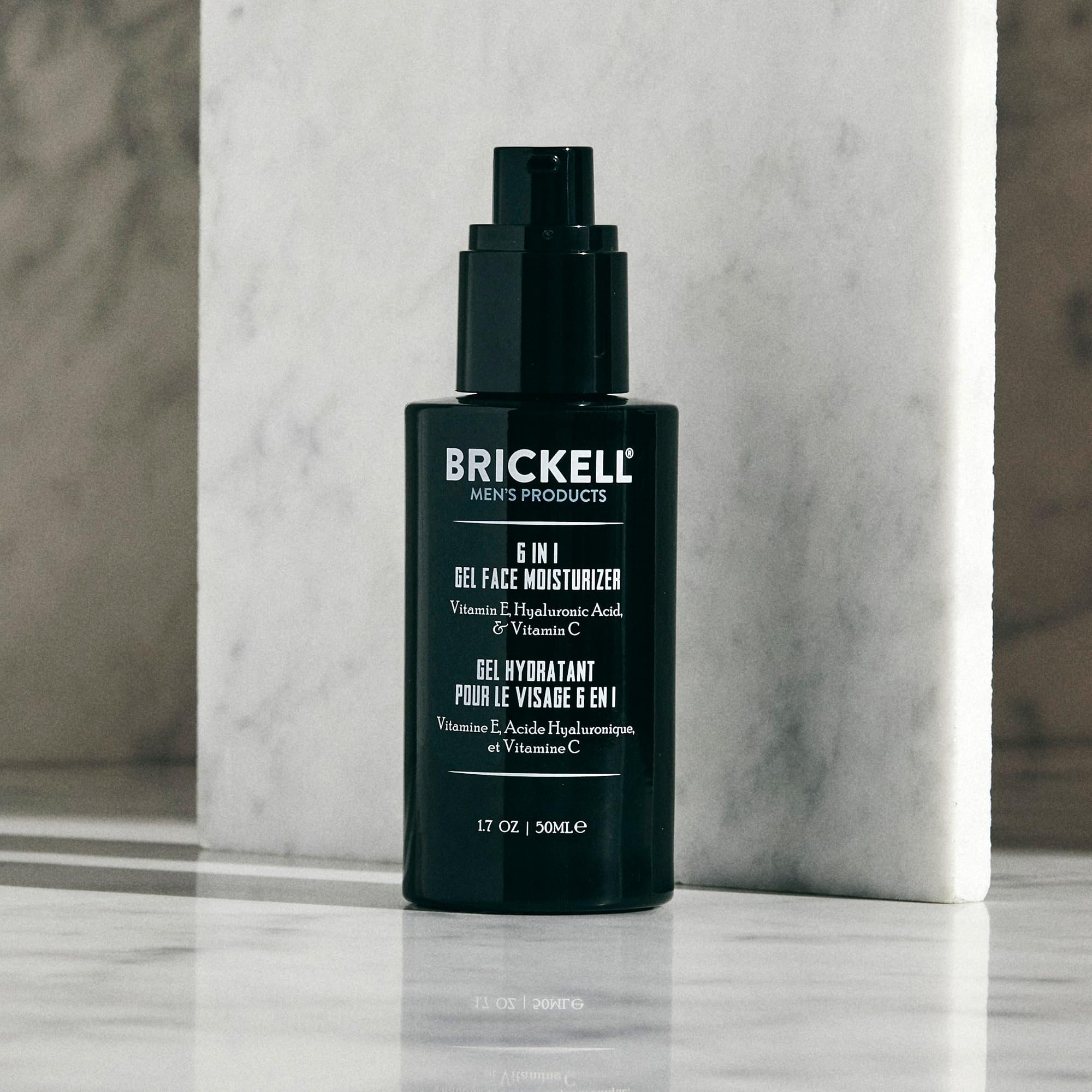 Brickell Men s 6 in 1 Gel Face Moisturizer for Men Gel - Brickell Men's Products Official Imagery - 4