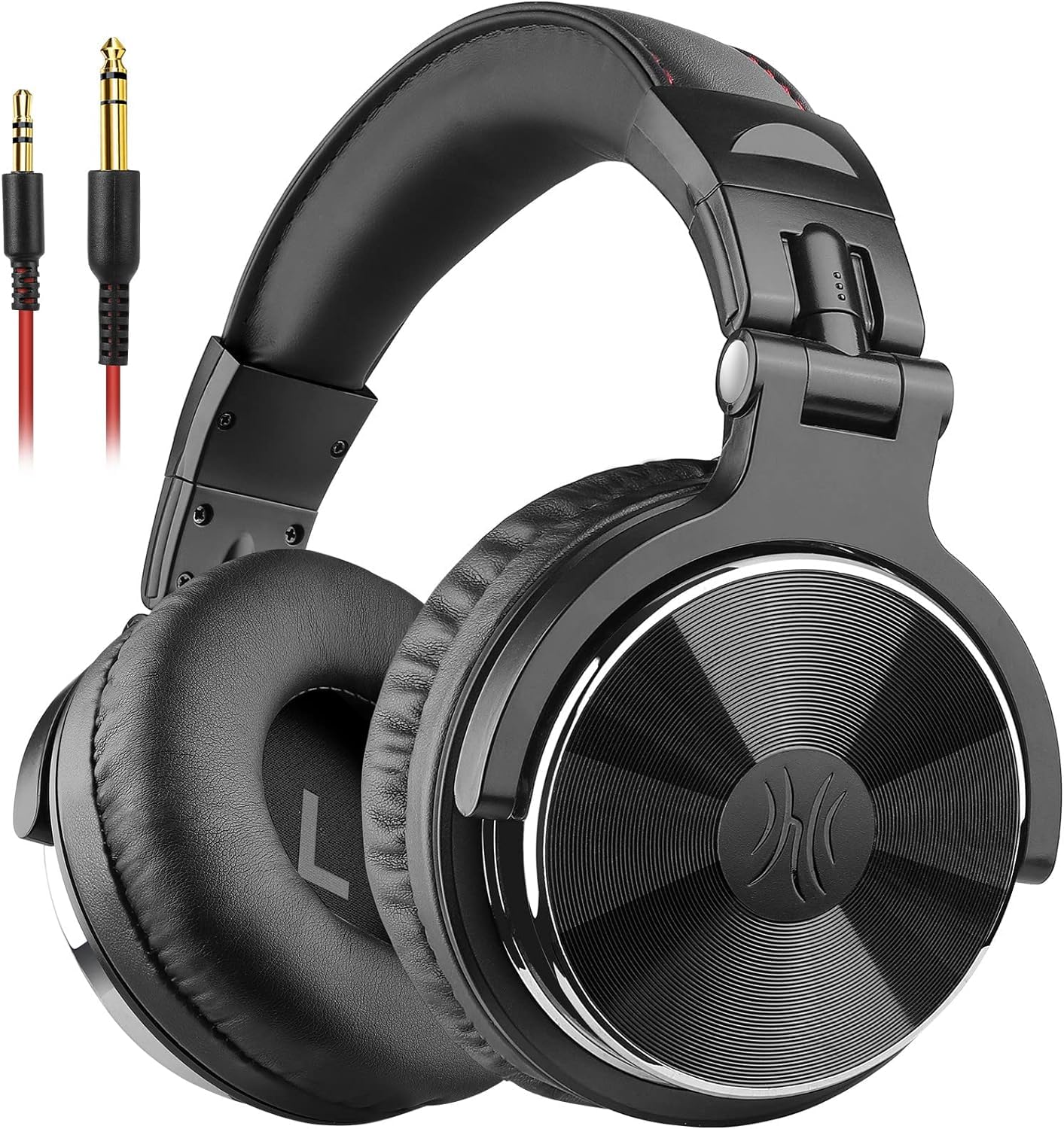 OneOdio DJ Hi-Res Over-Ear Wired Headphones – Black