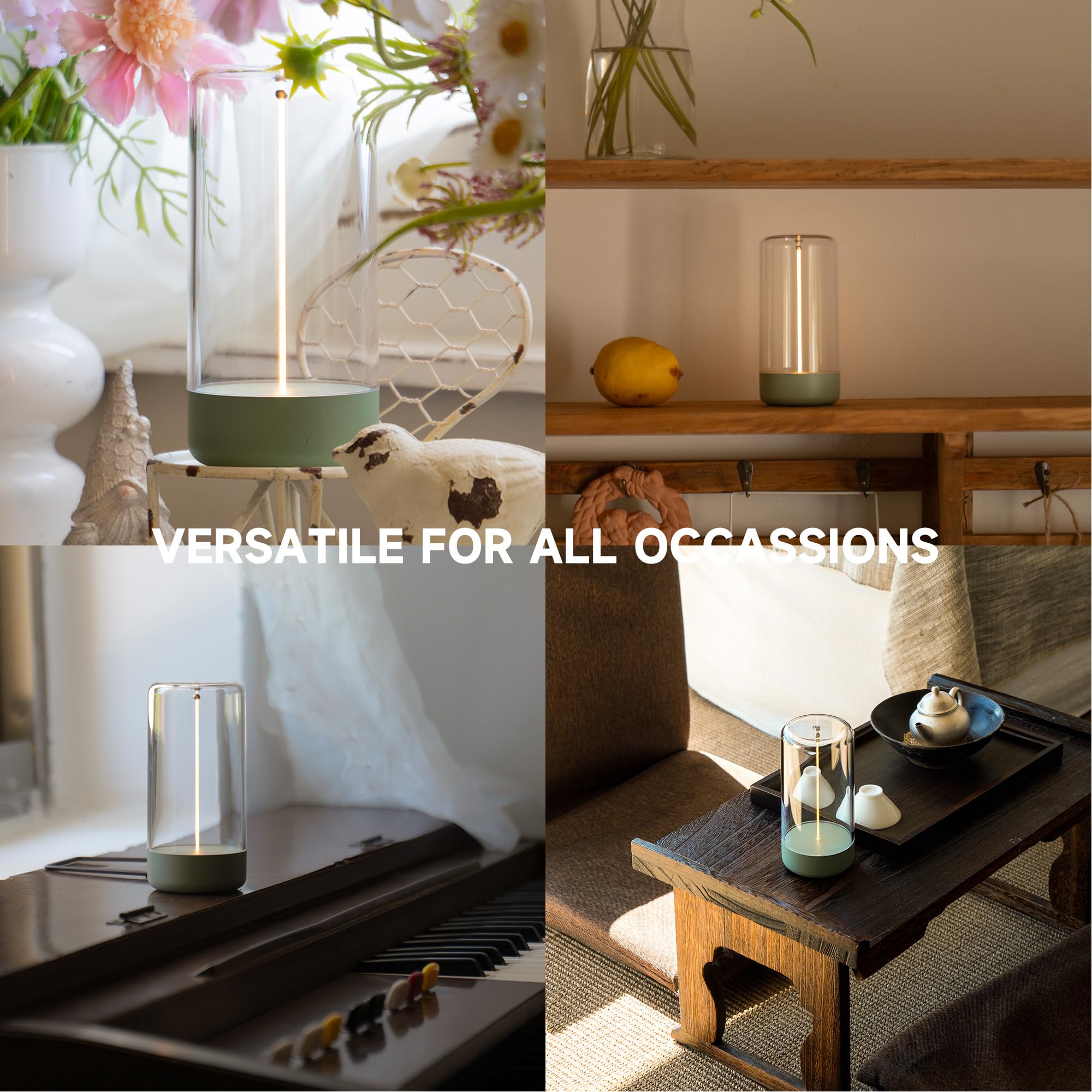 AUGE LIGHT Mini Minimalist Table Lamp, Cordless Lamp, Rechargeable Lam - View 7