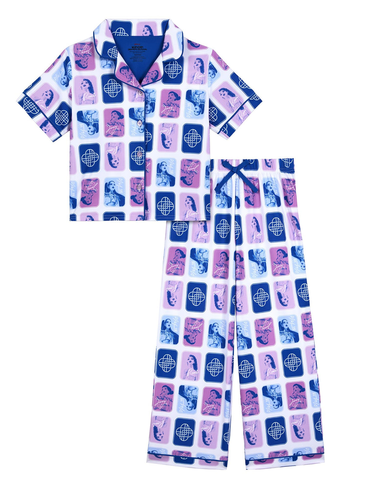 KPop Demon Hunters Girls Pajama Set - Komar Kids Official Imagery - 2