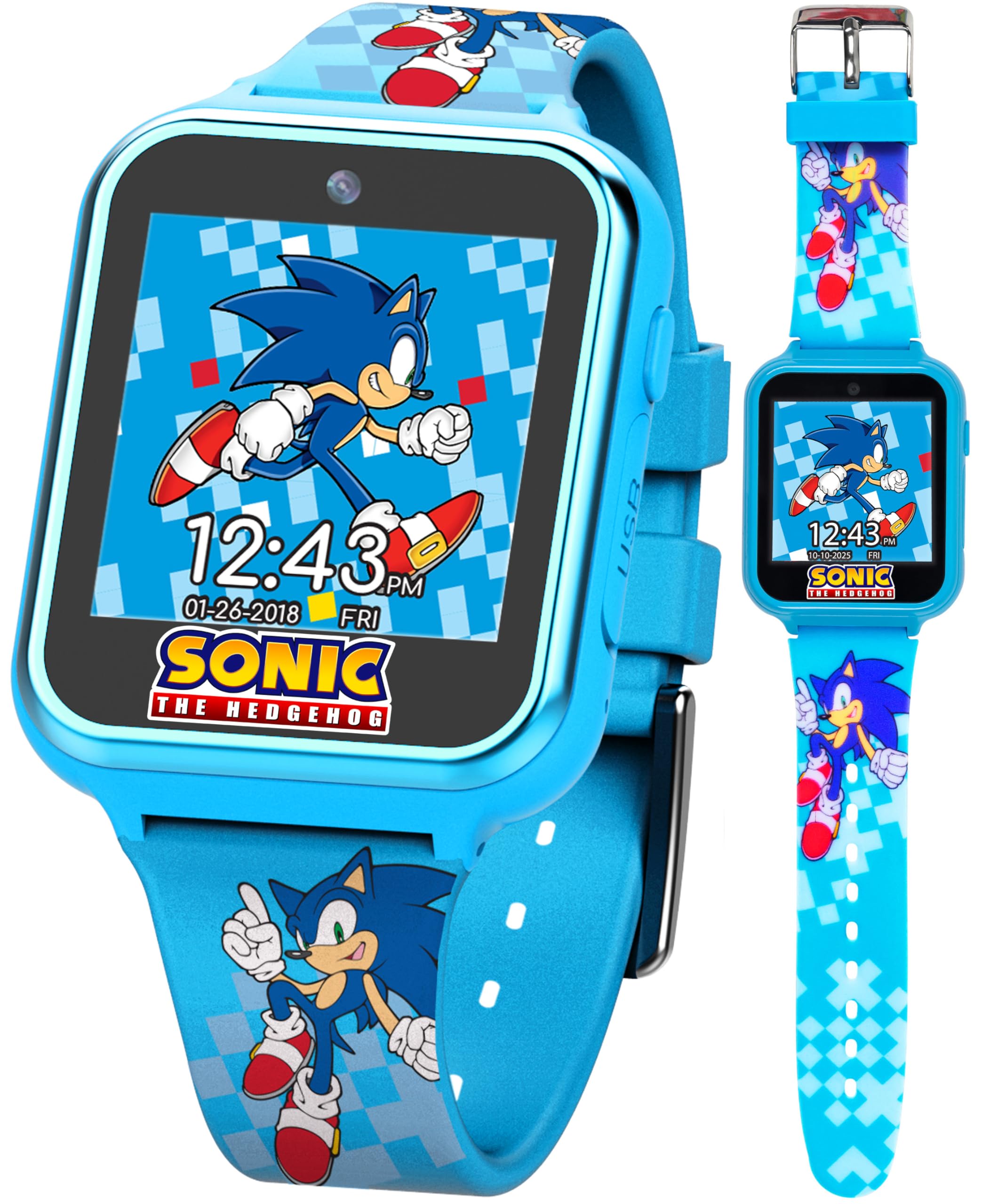 Accutime SEGA Sonic the Hedgehog Educational Learning Touchscreen Smar - View 1