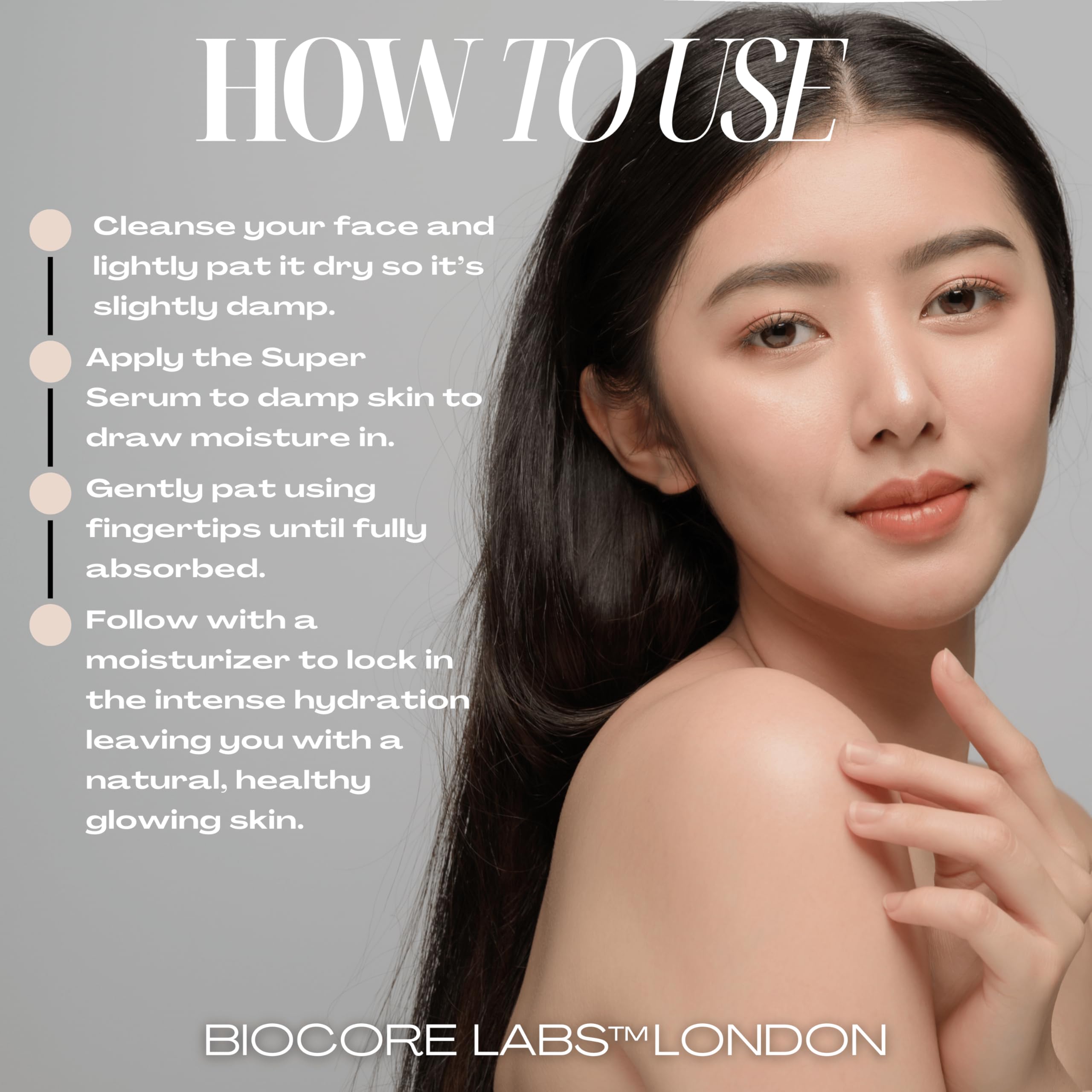 Advanced 3 IN 1 SNAIL MUCIN SUPER SERUM infused with FACELIFT - BIOCORE LABS