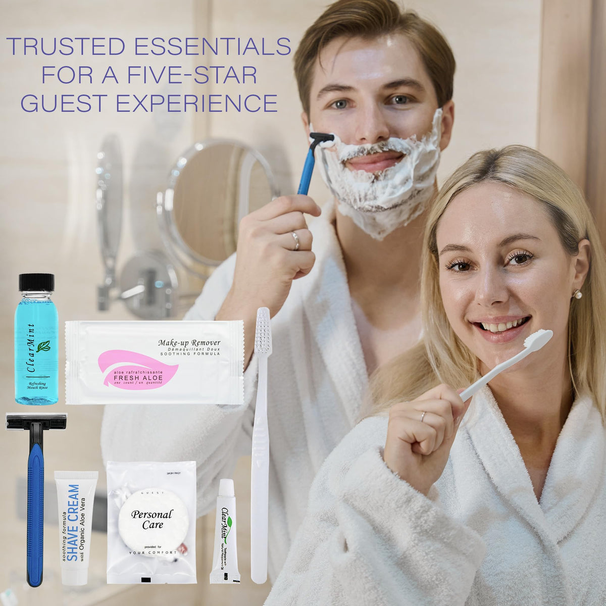 1 Shoppe Personal Care Travel Toiletries Kit 150 Piece - Diversified Hospitality Solutions Official Imagery - 7