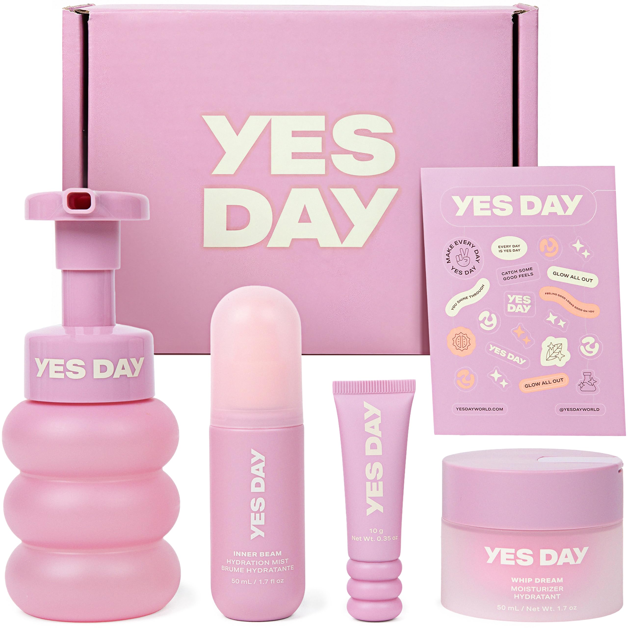 YES DAY The Sleepover Set, Complete Skincare for Teens & Tweens - Product Imagery