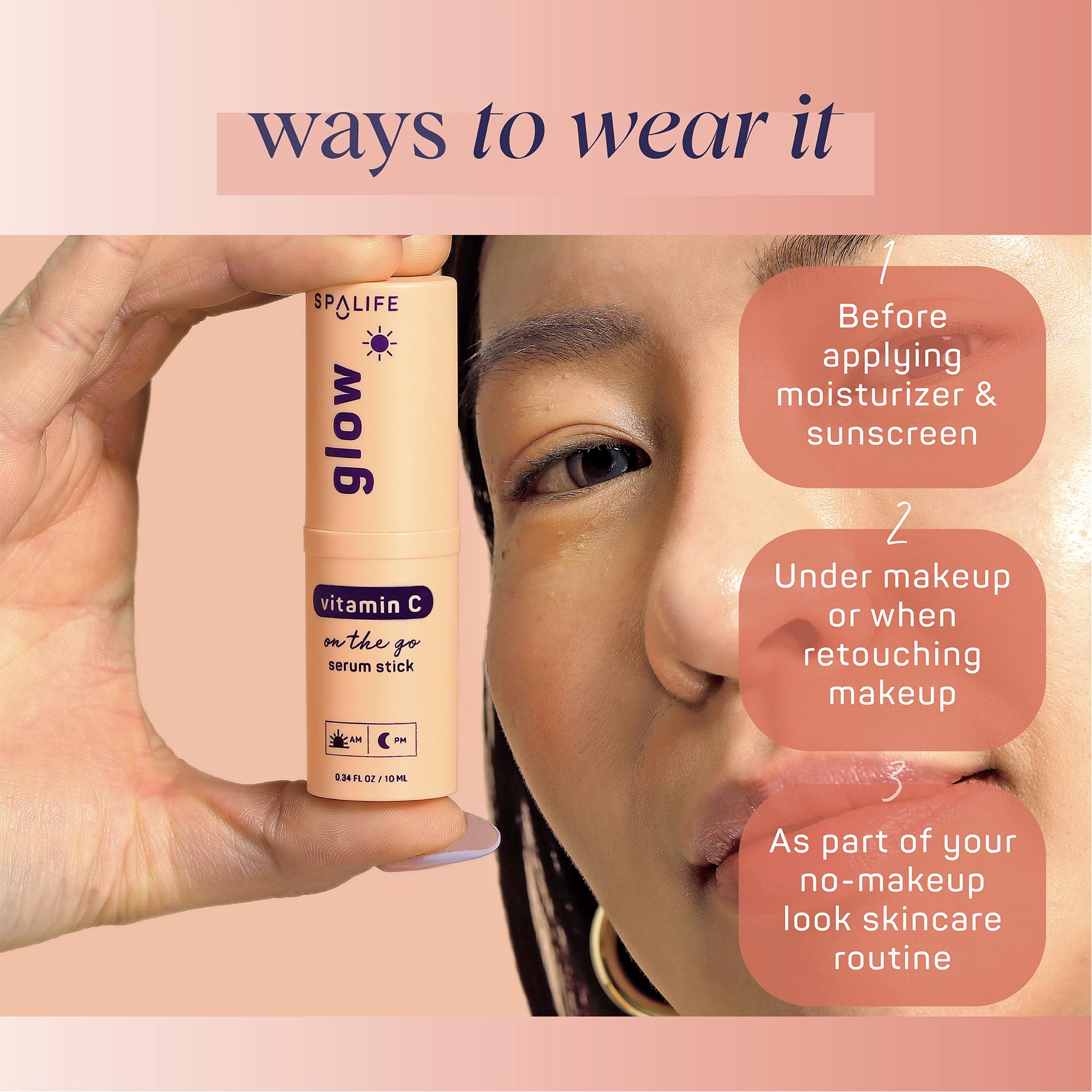 SpaLife Beauty Glow Vitamin C Serum Stick 2 Pack - SpaLife