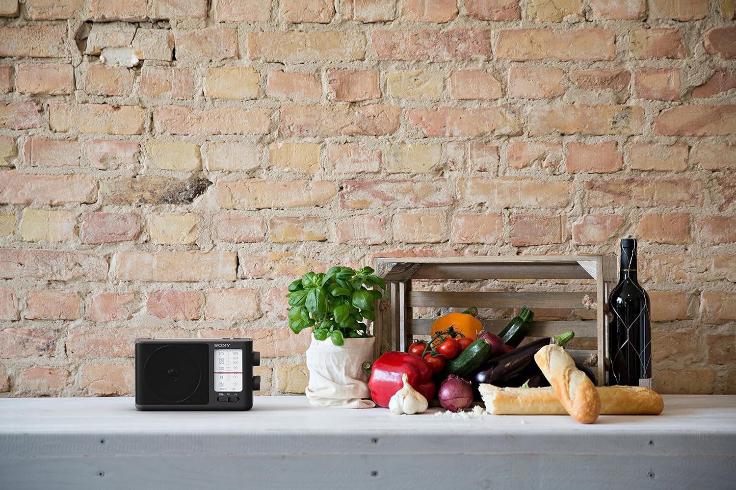 Sony ICF-506 Portable FM/AM Radio – Black