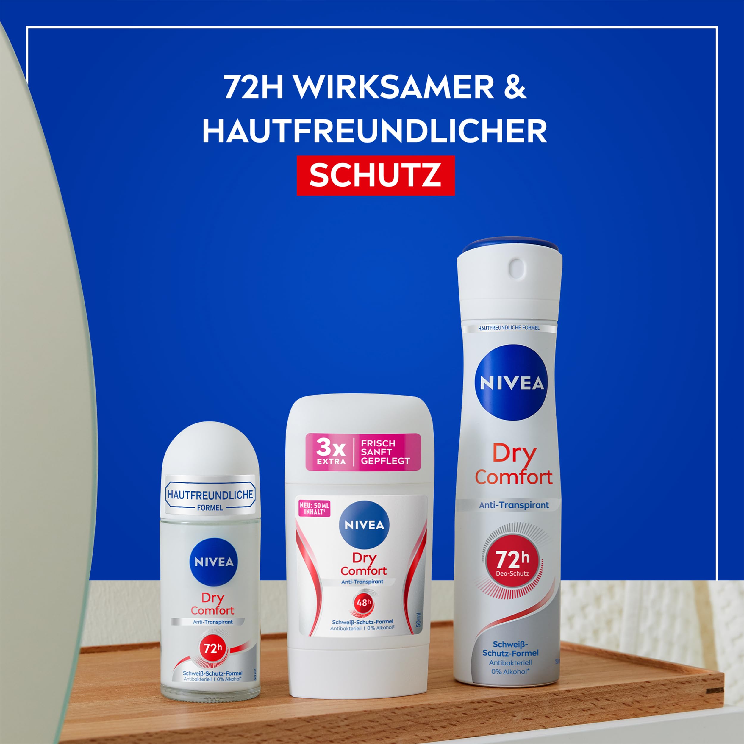 NIVEA Women Dry Comfort Roll - On Antiperspirant Deodorant & Alcohol - NIVEA Official Product View 5