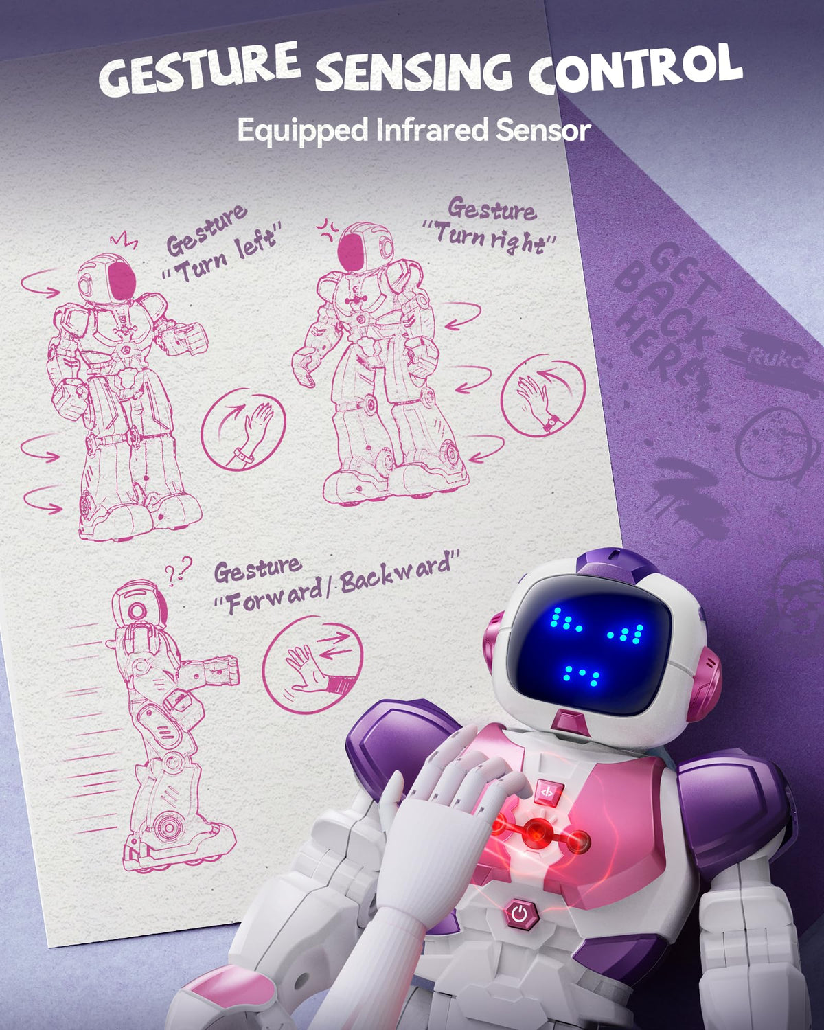 Ruko 6088 Dancing Robot for Girls with APP Remote and - Ruko Official Imagery - 5