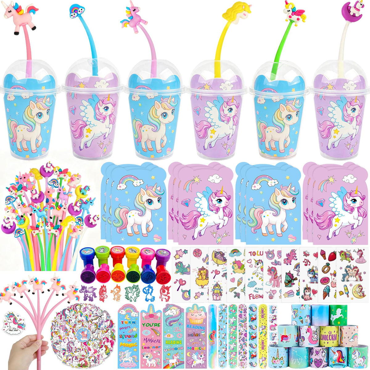 Unicorn Party Favors 24 Pack Unicorn Birthday Party Supplies - Mepmela Official Imagery - 2