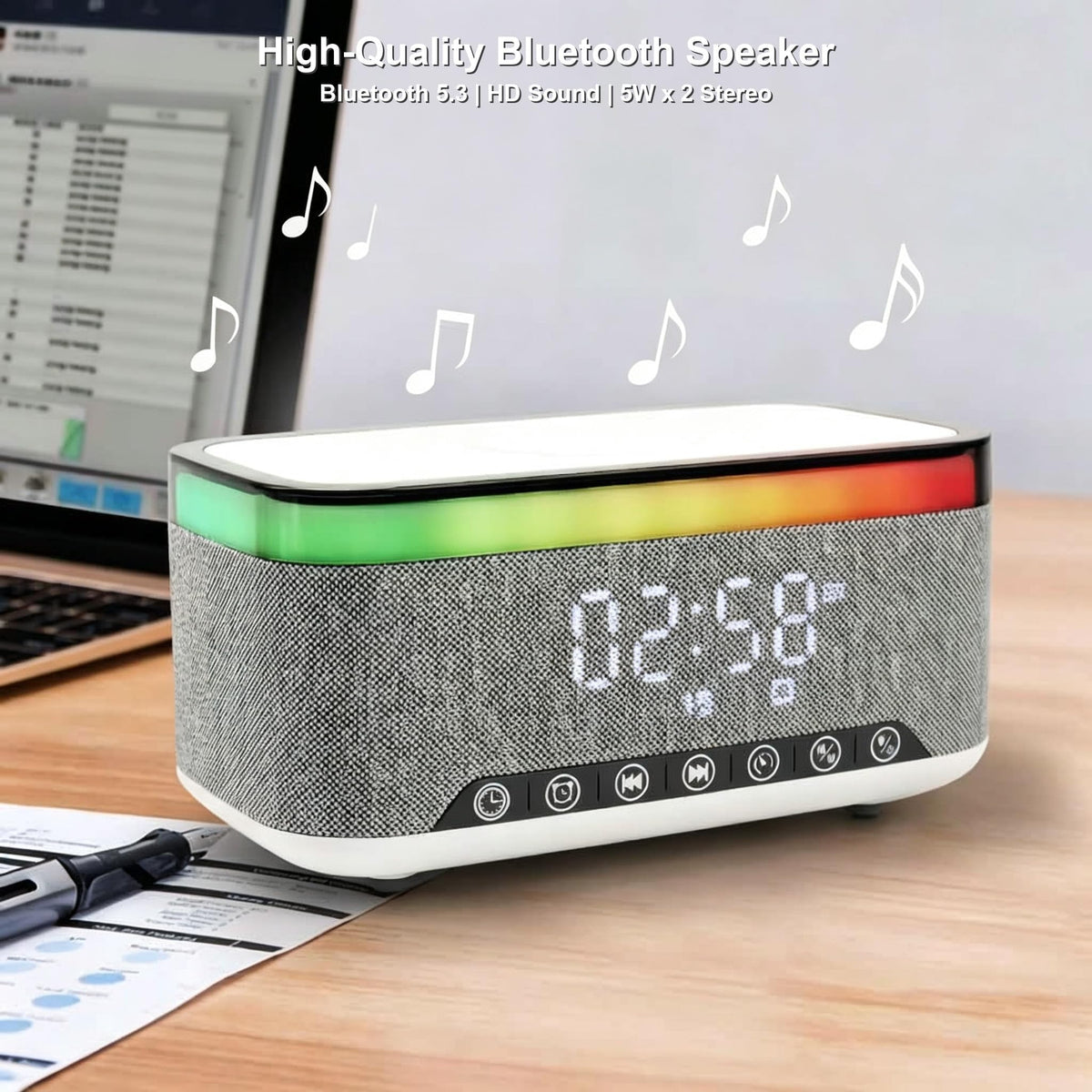 Multifunctional Bluetooth Speaker - YIONGTAF Official Imagery - 3