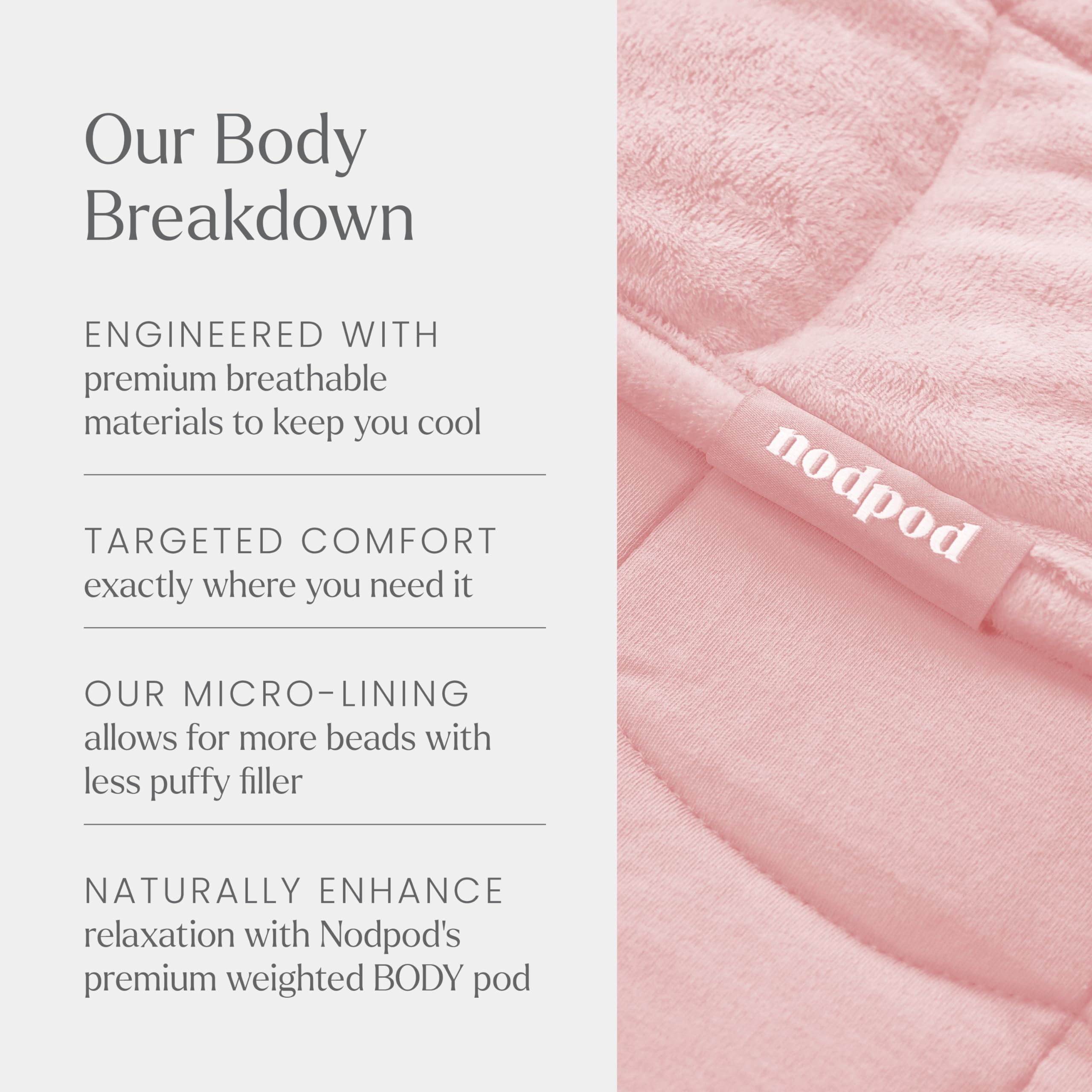 nodpod Gentle Pressure Weighted Sleep Mask & Compact Blanket Bundle - nodpod Official Product View 7