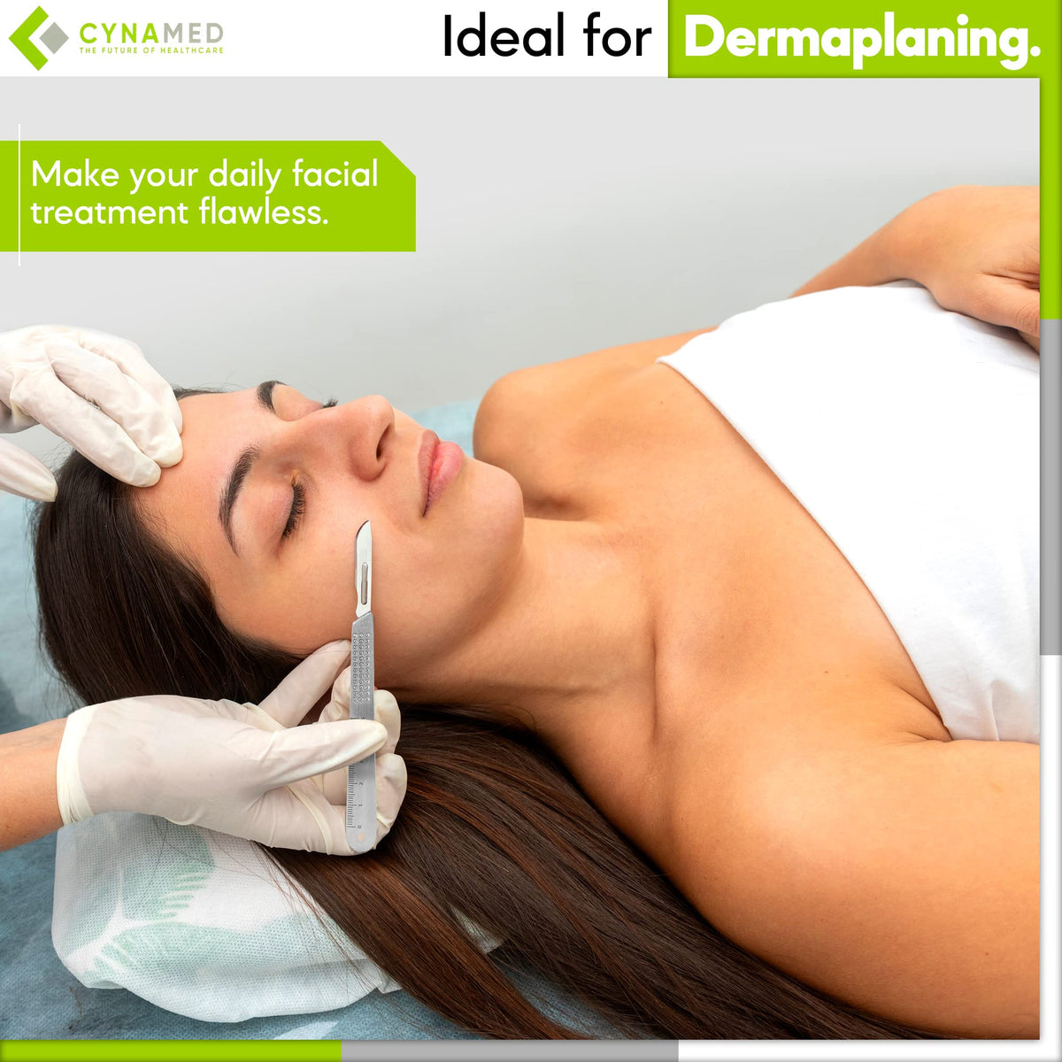 Cynamed 3 Piece Professional Dermaplaning Tool Kit - Cynamed Official Imagery - 7