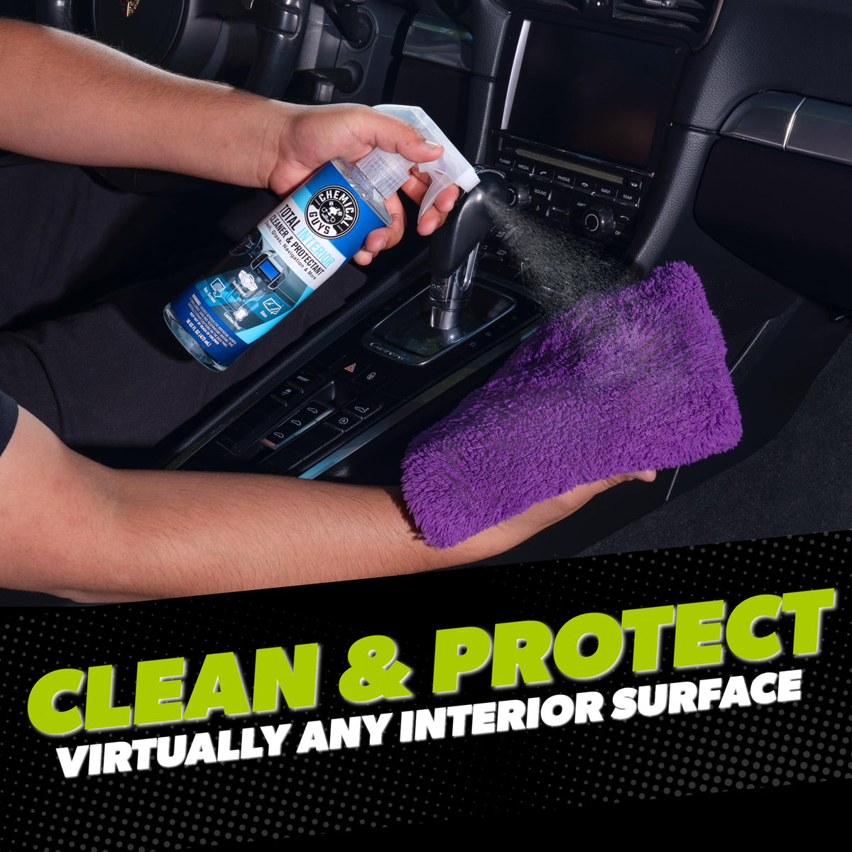 Chemical Guys 7 Piece Car Cleaning Kit Wash Wheel Interior - Chemical Guys Official Imagery - 5