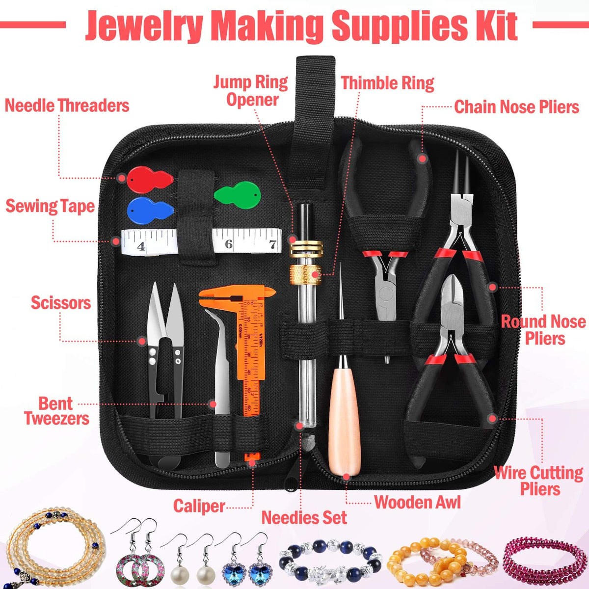 Thrilez Wire Wrapping for Jewelry Making Repair and Beading - Thrilez Official Imagery - 5