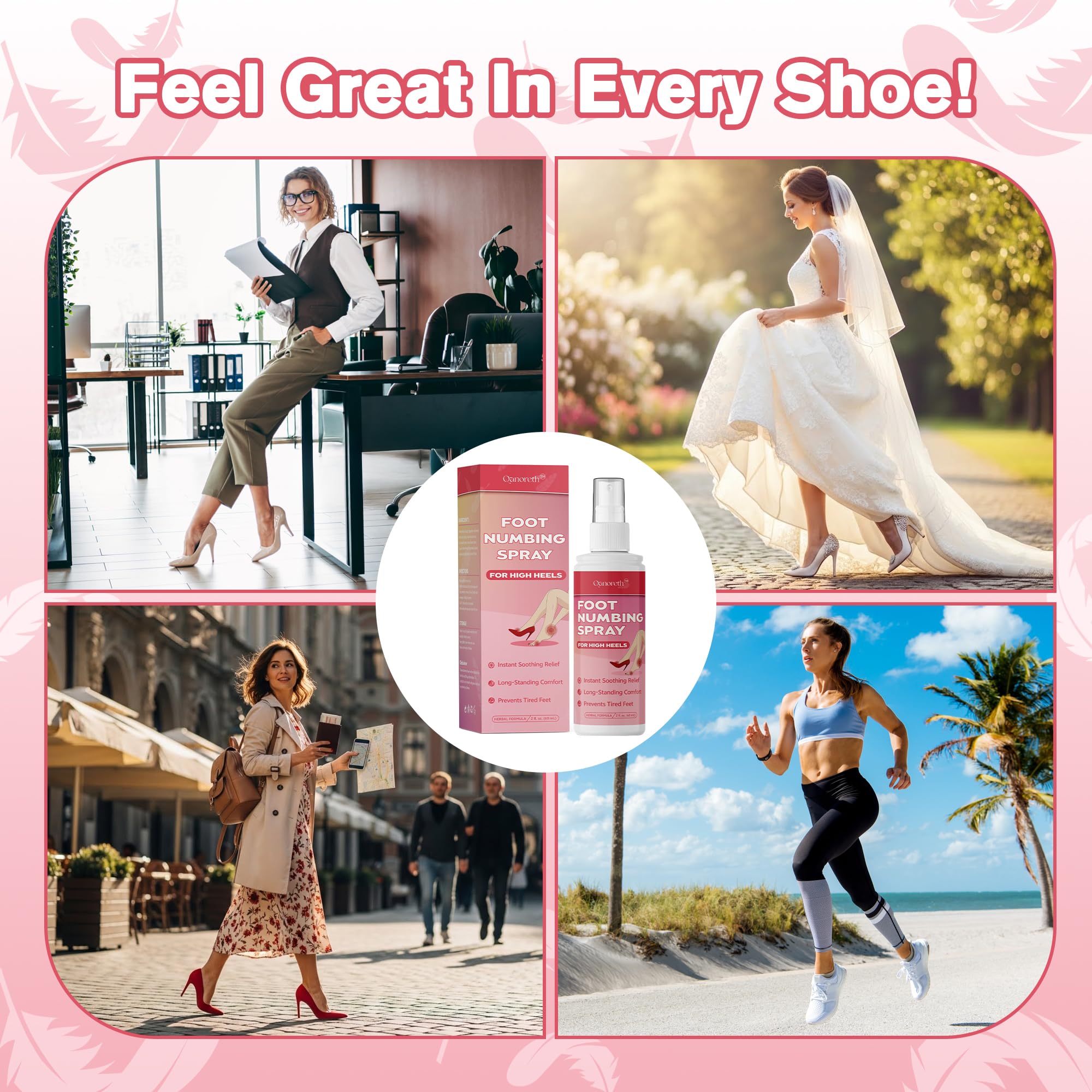 Foot Numbing Spray for High Heels – Qanoreth Cooling Relief
