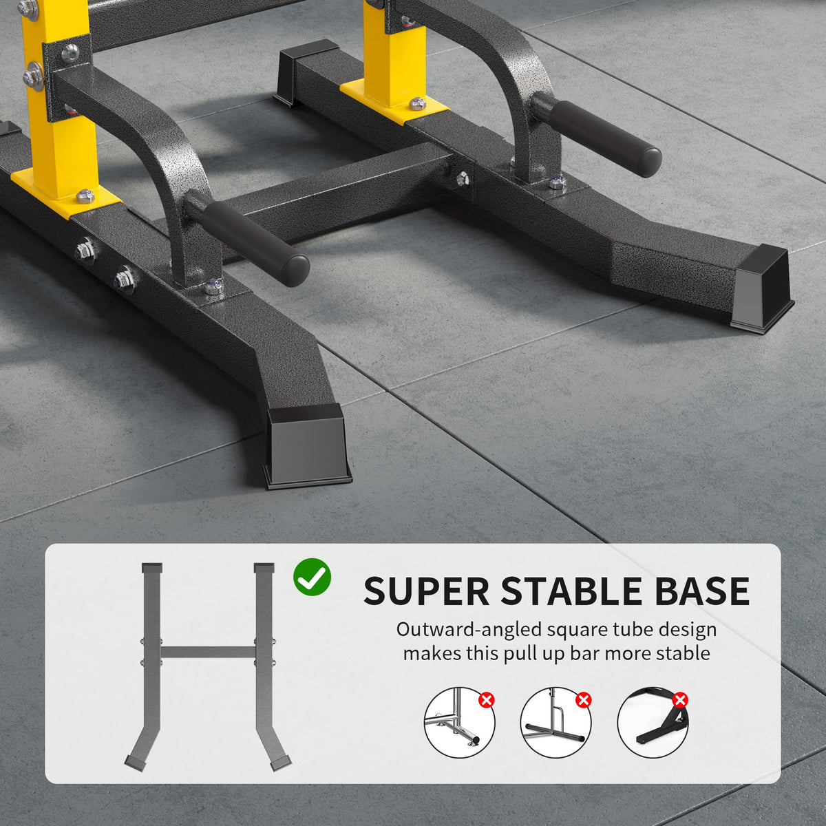 sogesfurniture Power Tower Pull Up Bar Dip Station for Home - sogesfurniture Official Imagery - 5