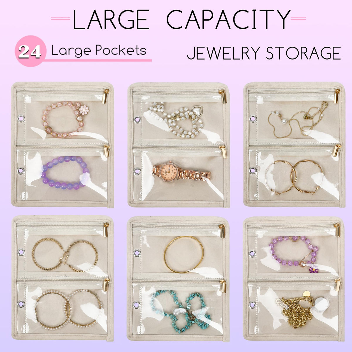 Travel Jewelry Organizer Case Jewelry Bags for Traveling - LingLingo Official Imagery - 5