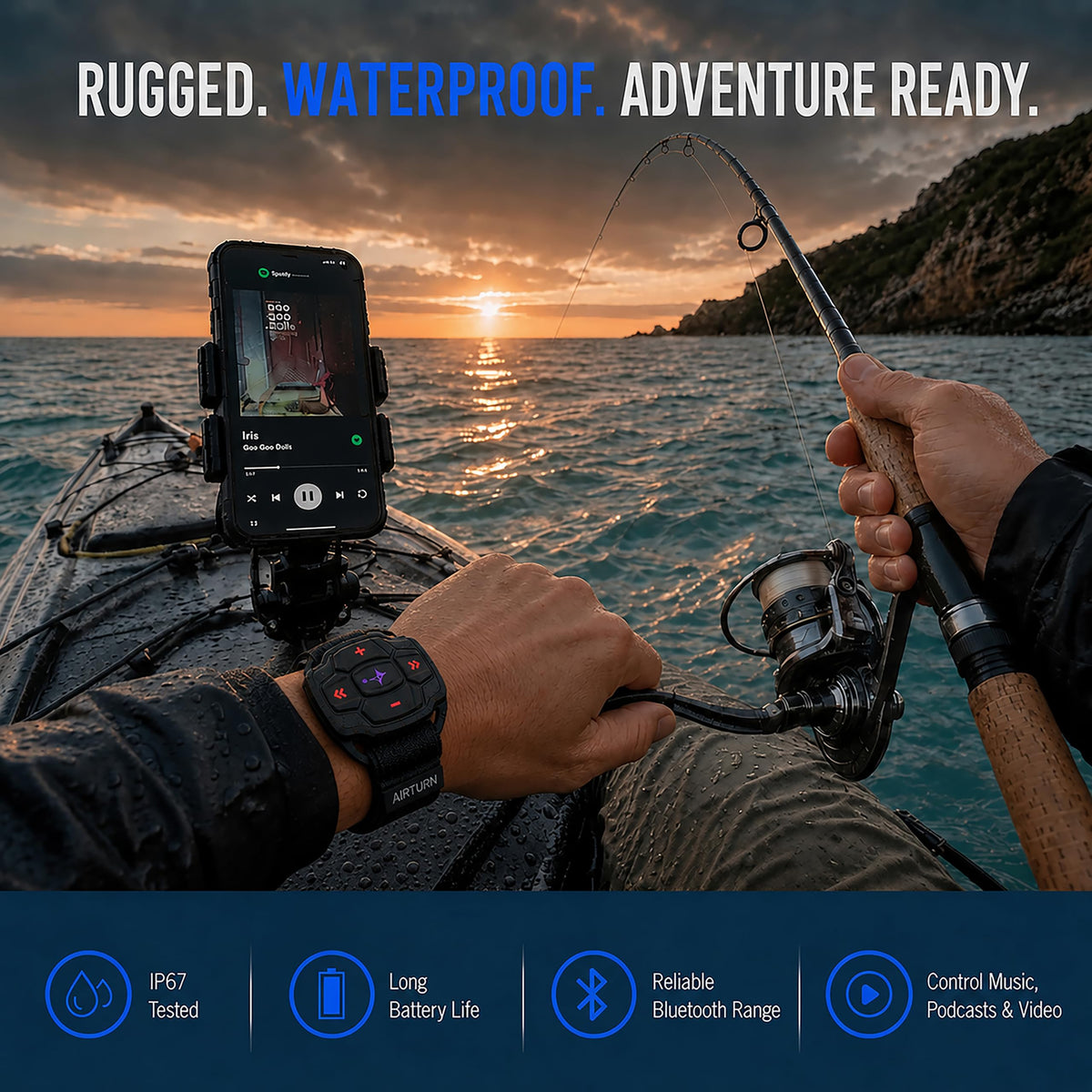 AirTurn MAV Bluetooth Remote for Music Podcasts iPhone - AirTurn Official Imagery - 7
