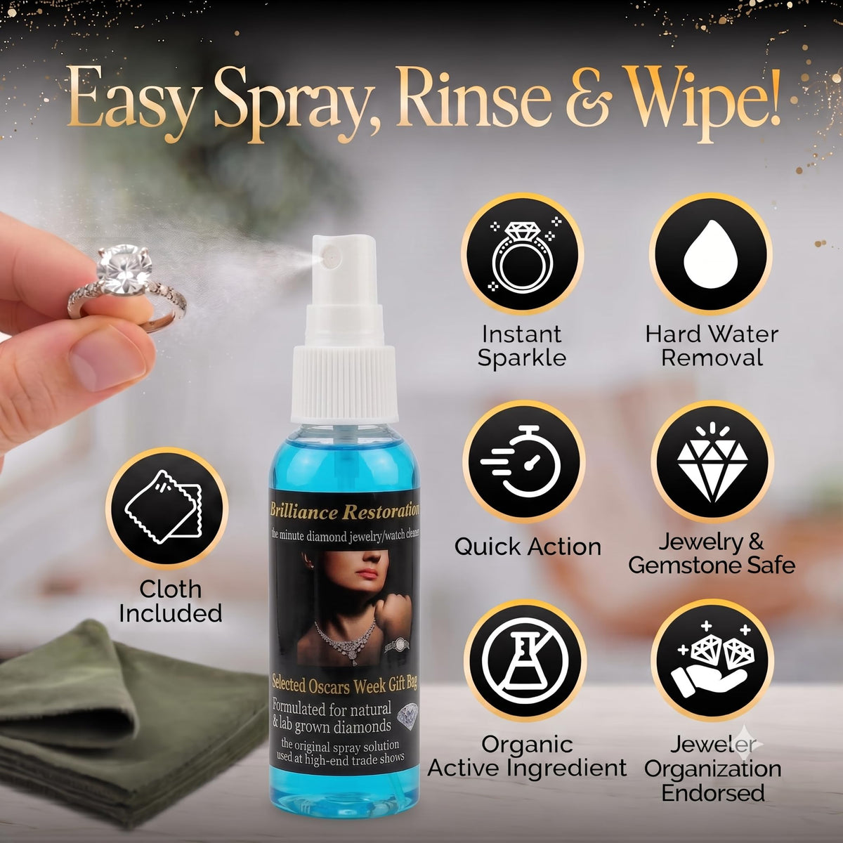 Brilliance Restoration Watch cleaner and jewelry cleaner - iYGIENE Official Imagery - 4
