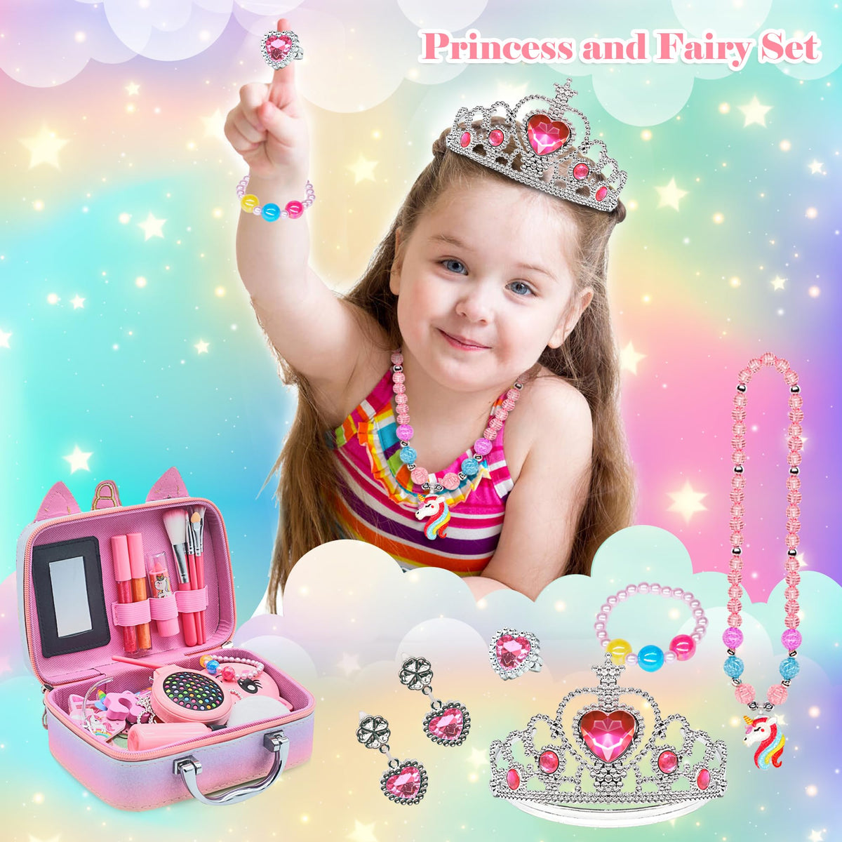 Mrabbitoo Kids Real Makeup Kit for Girls - Mrabbitoo Official Imagery - 5