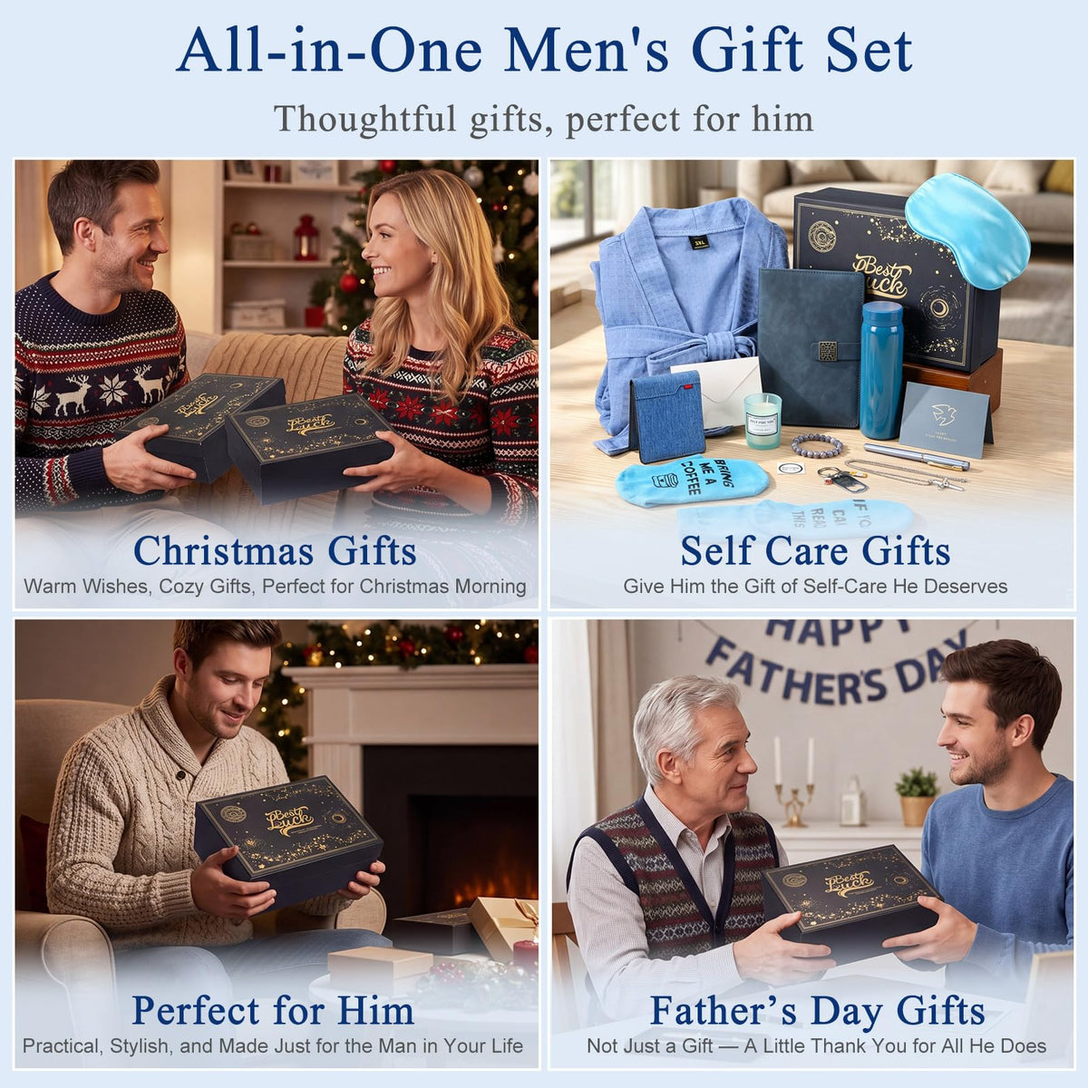 13 Pcs Birthday Gifts Baskets for Men Gifts Set for - Afarnook Official Imagery - 8