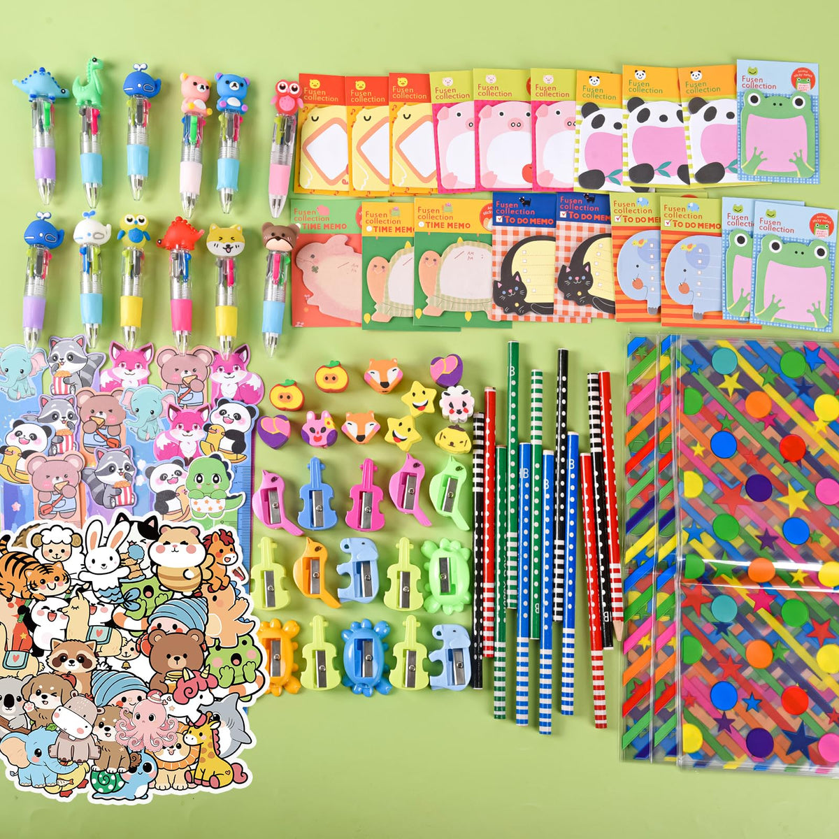 Ulema 24 Pack Cute Cartoon Animal Stationery Set Birthday - Ulema Official Imagery - 6
