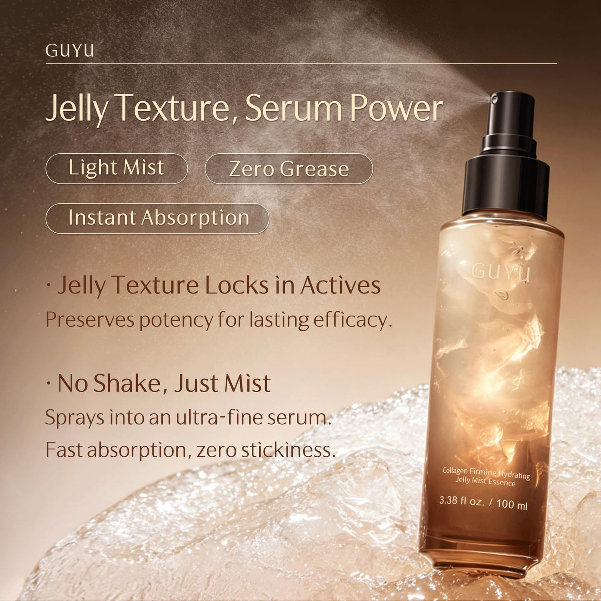 Anti Aging Collagen Serum Spray - GUYU Official Imagery - 4