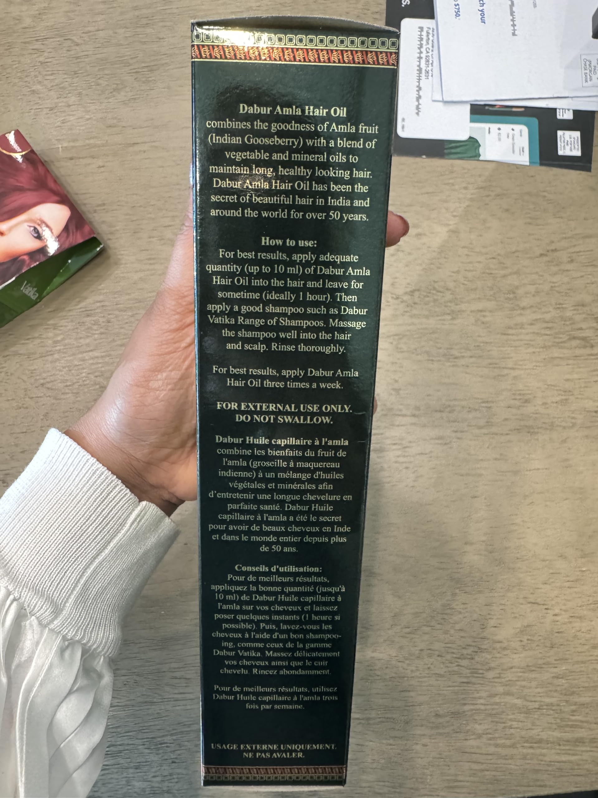 Dabur Amla Hair Oil with Pure Amla Botanical Extracts - Dabur Official Product View 4