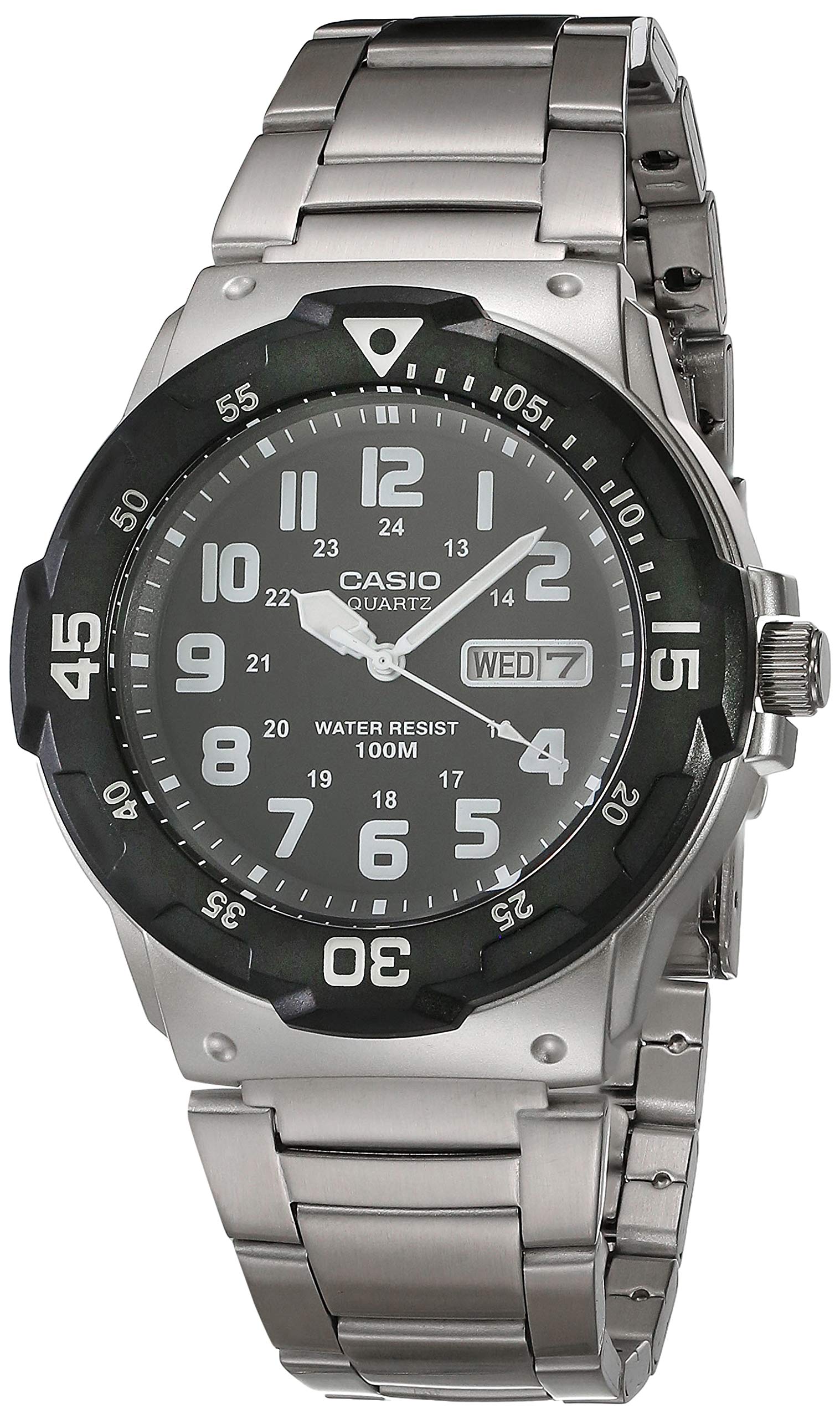 Casio MRW200H Series | Unisex Analog Watch | 100M WR | Stainless Steel - View 4