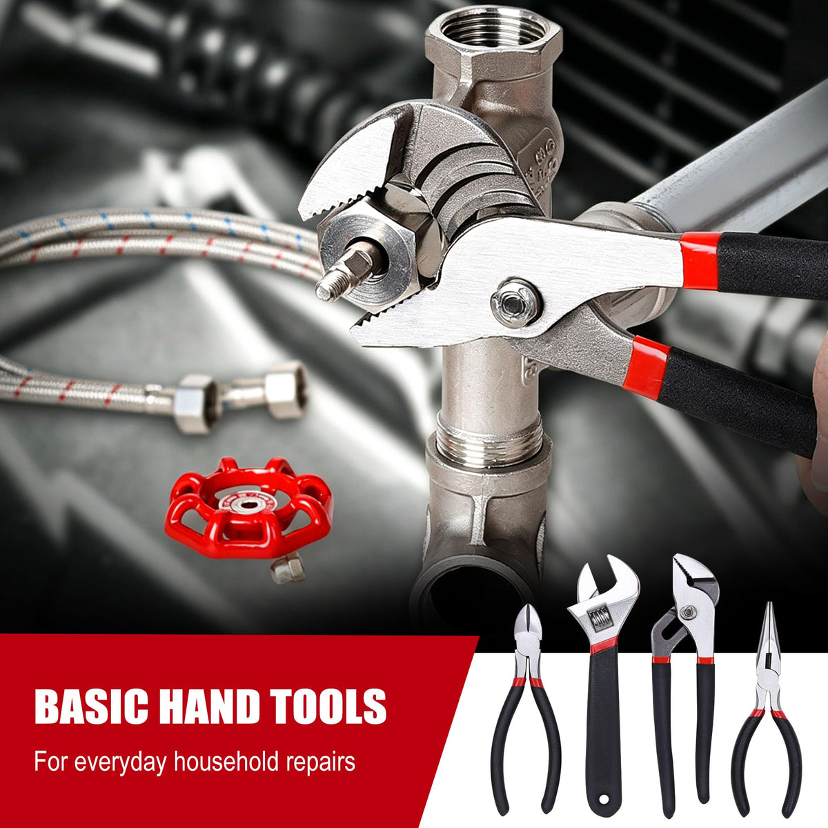 FASTPRO 236 Piece Home Repairing Tool Set with Tool Bag Red - FASTPRO Official Imagery - 5