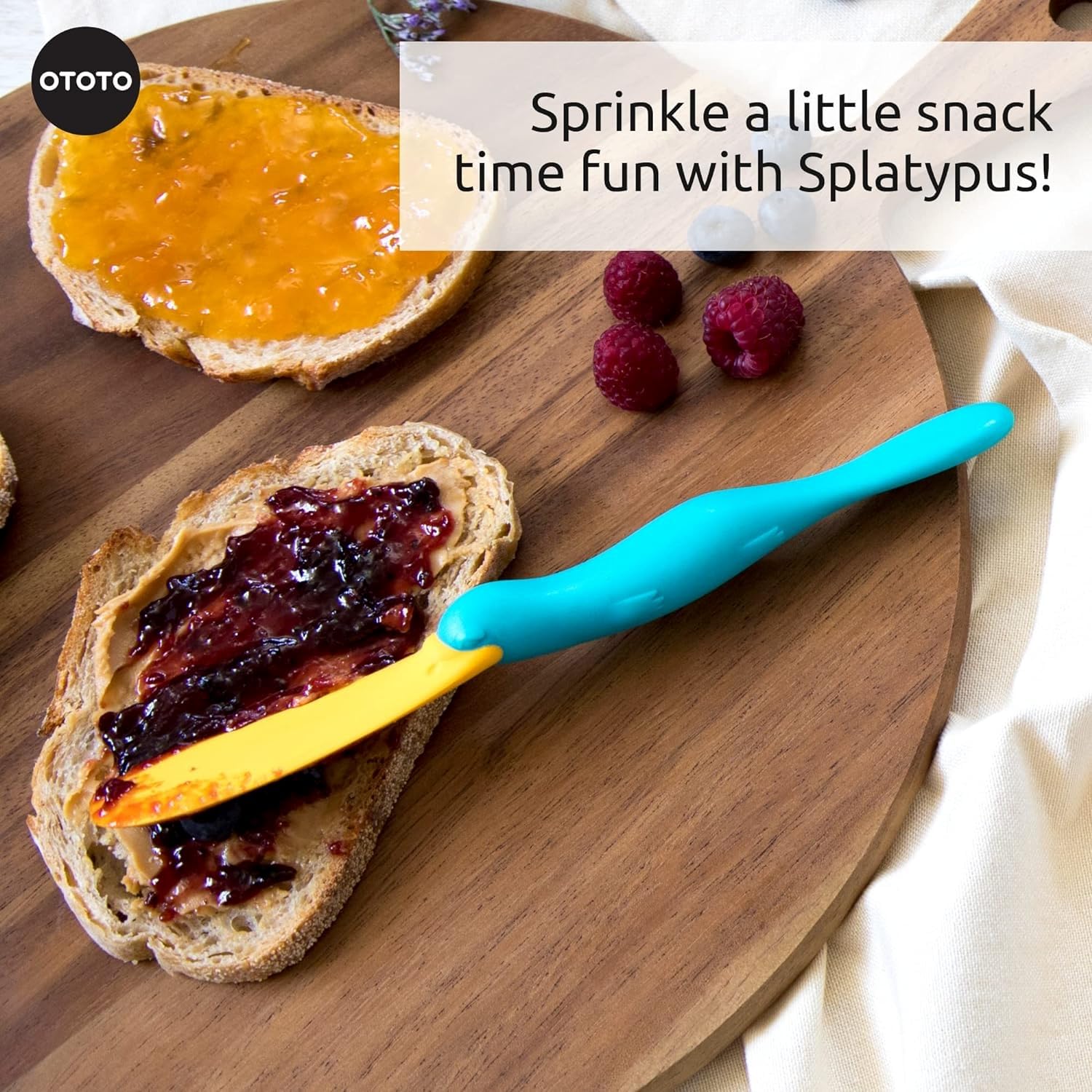OTOTO Splatypus Jar Spatula for Scooping and Scraping - Unique Fun Coo - View 7