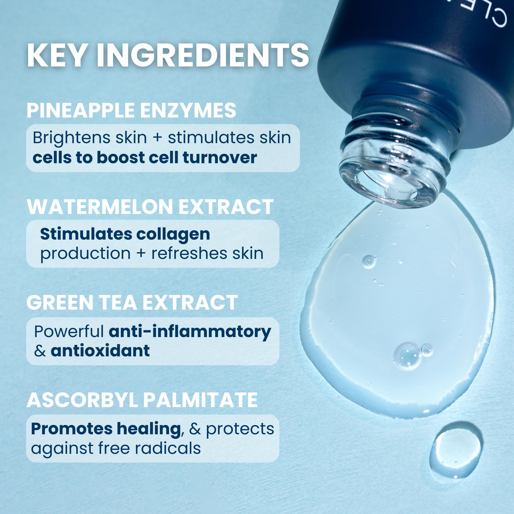 Clean Skin Club Vitamin C Serum & Brightening Booster, Vitamins A, E, D & K, - CLEAN SKIN CLUB Official Product View 4