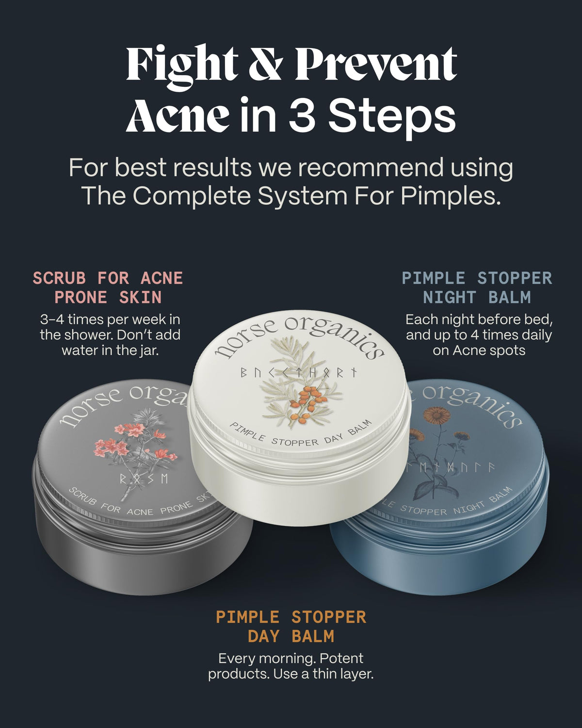 Norse Organics Pimple Stopper Day Balm for Face - Norse Organics Official Imagery - 8