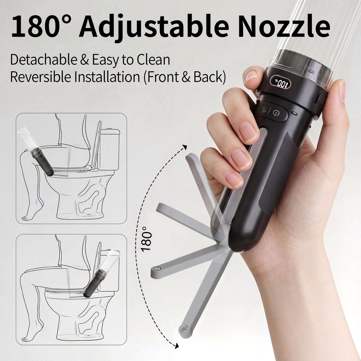 Portable Bidet for Travel Personal Hygiene Sprayer Bottle - US-VIVIV Official Imagery - 5
