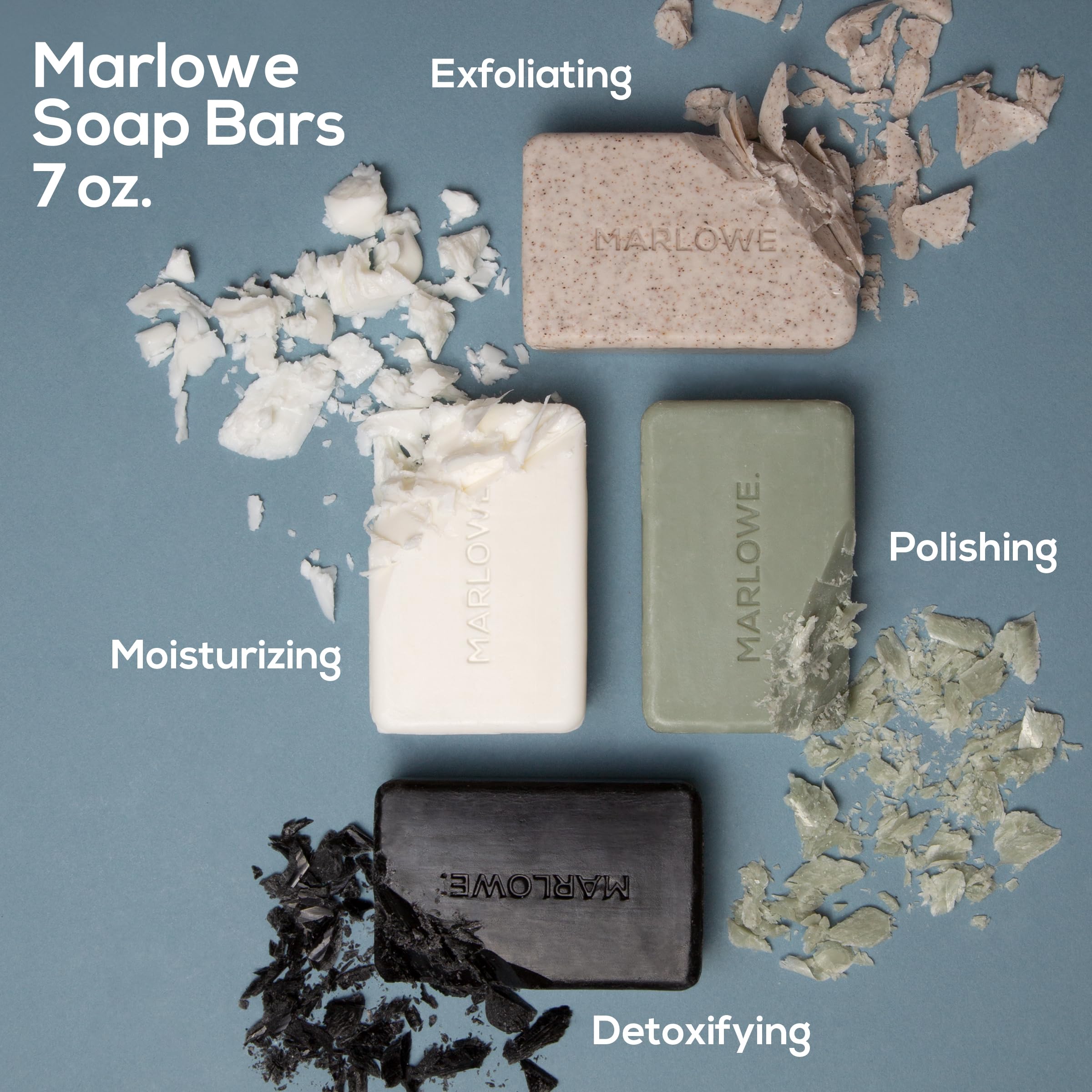 MARLOWE. Body Scrub Soap, Exfoliating Soap Bar, Santal - MARLOWE. Official Product View 7